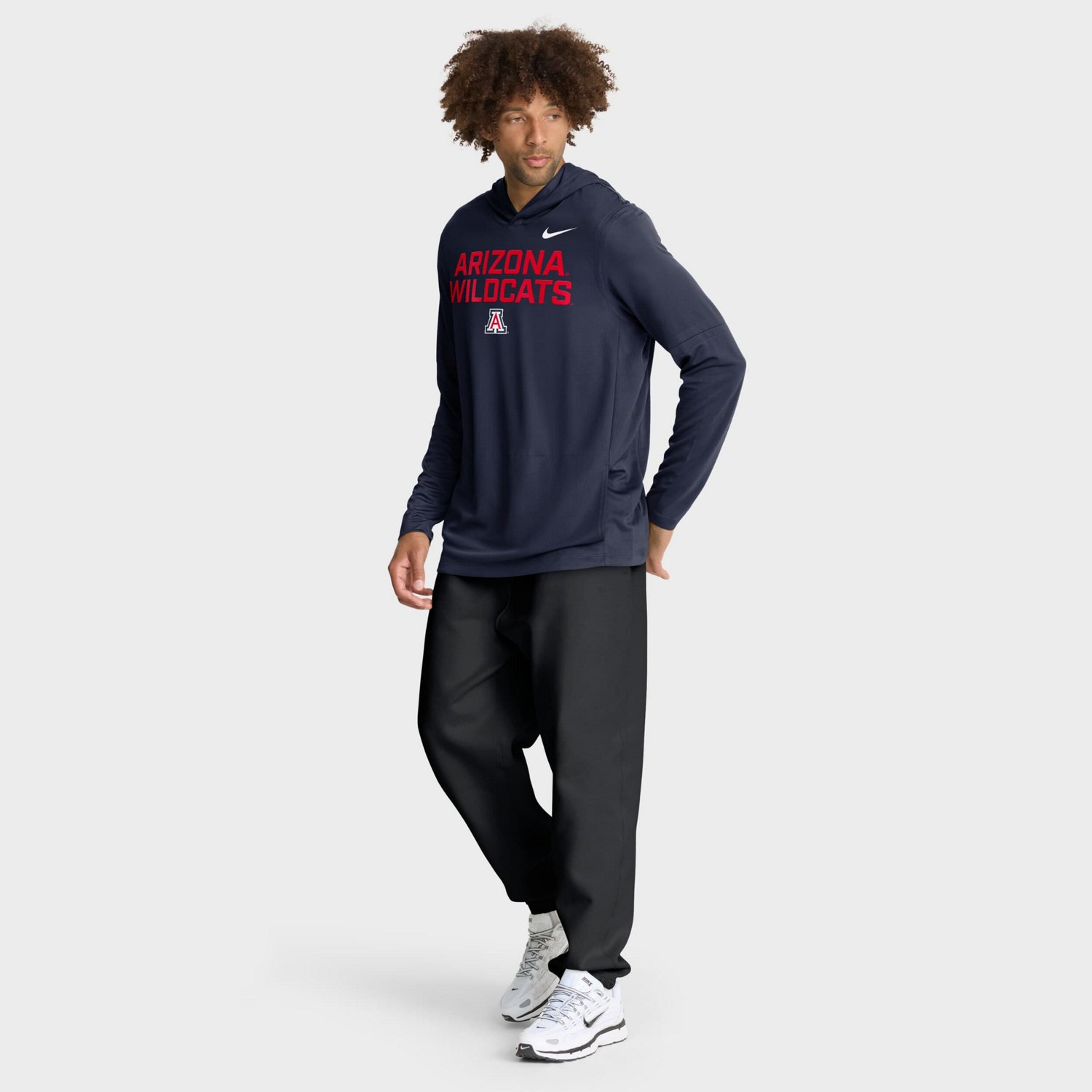 Nike Arizona Wildcats 2025 Sideline Performance Long Sleeve Hoodie T-Shirt - view number 3