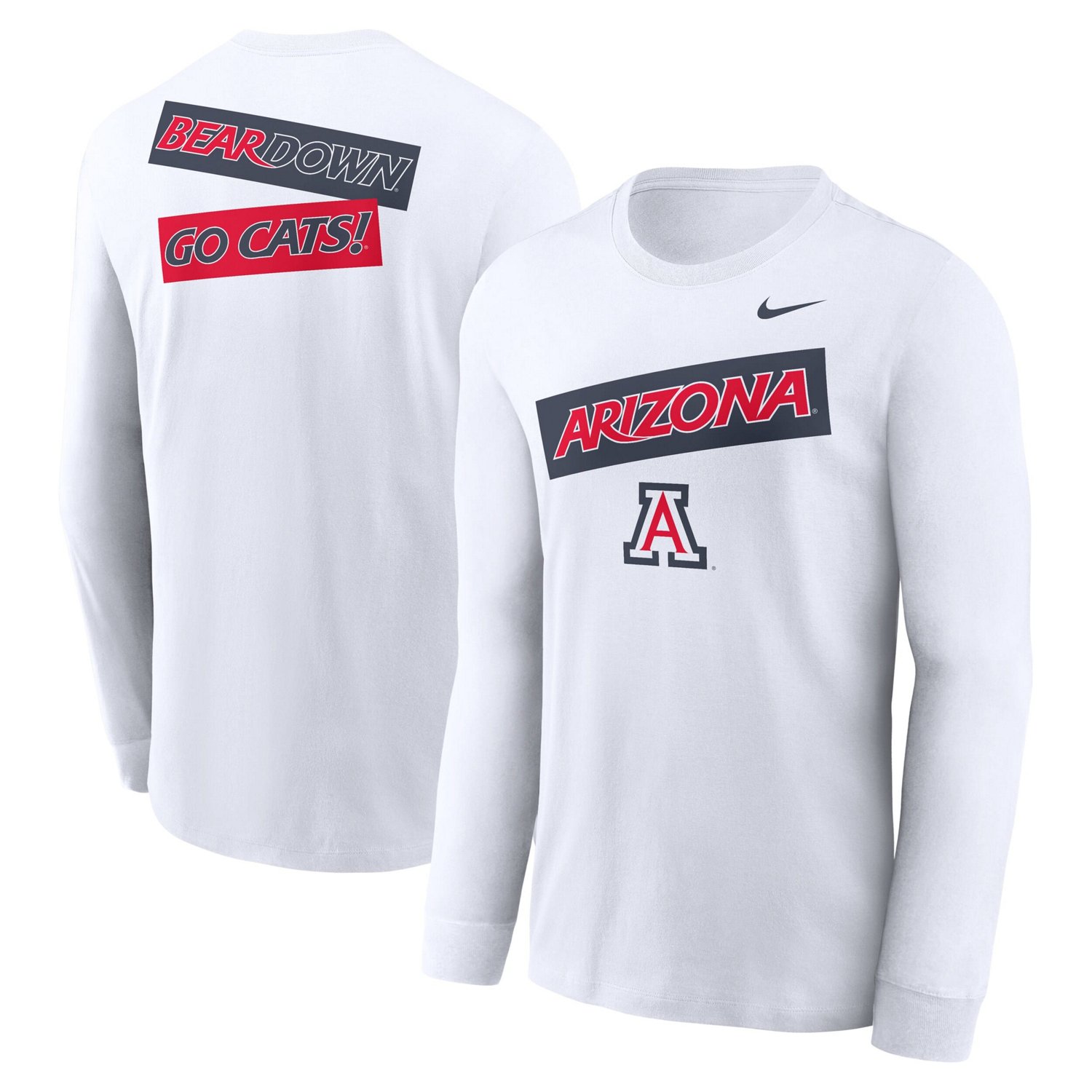 Nike Arizona Wildcats Two-Hit Classic Location Long Sleeve T-Shirt - view number 1