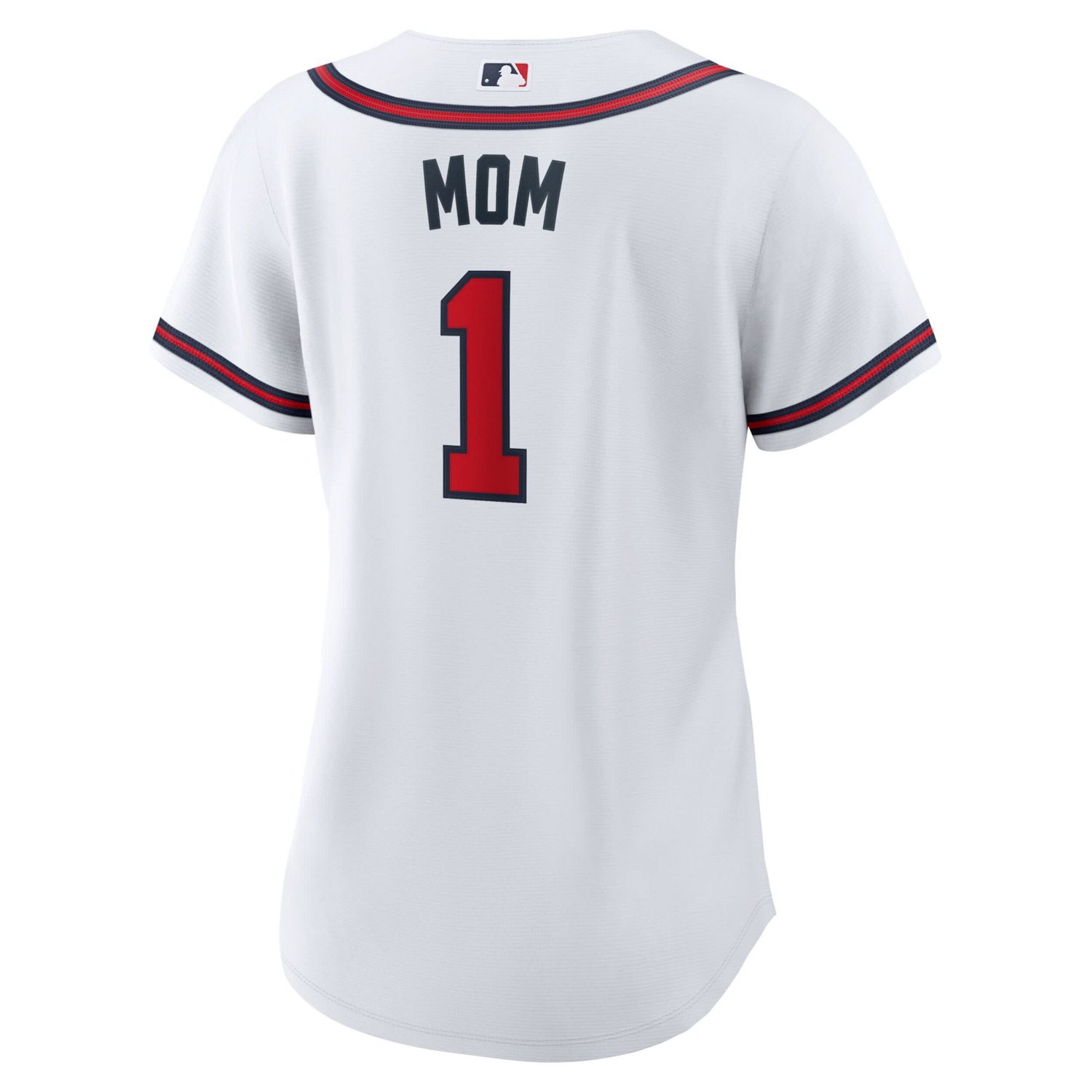 Nike Atlanta Braves 1 Mom Home Replica Jersey - view number 3