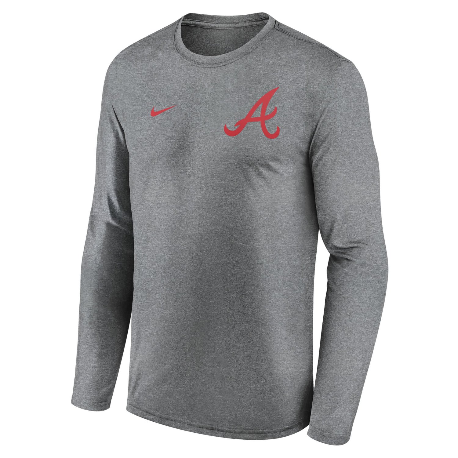 Nike Atlanta Braves 2-Hit Legend Performance Long Sleeve T-Shirt                                                                 - view number 2