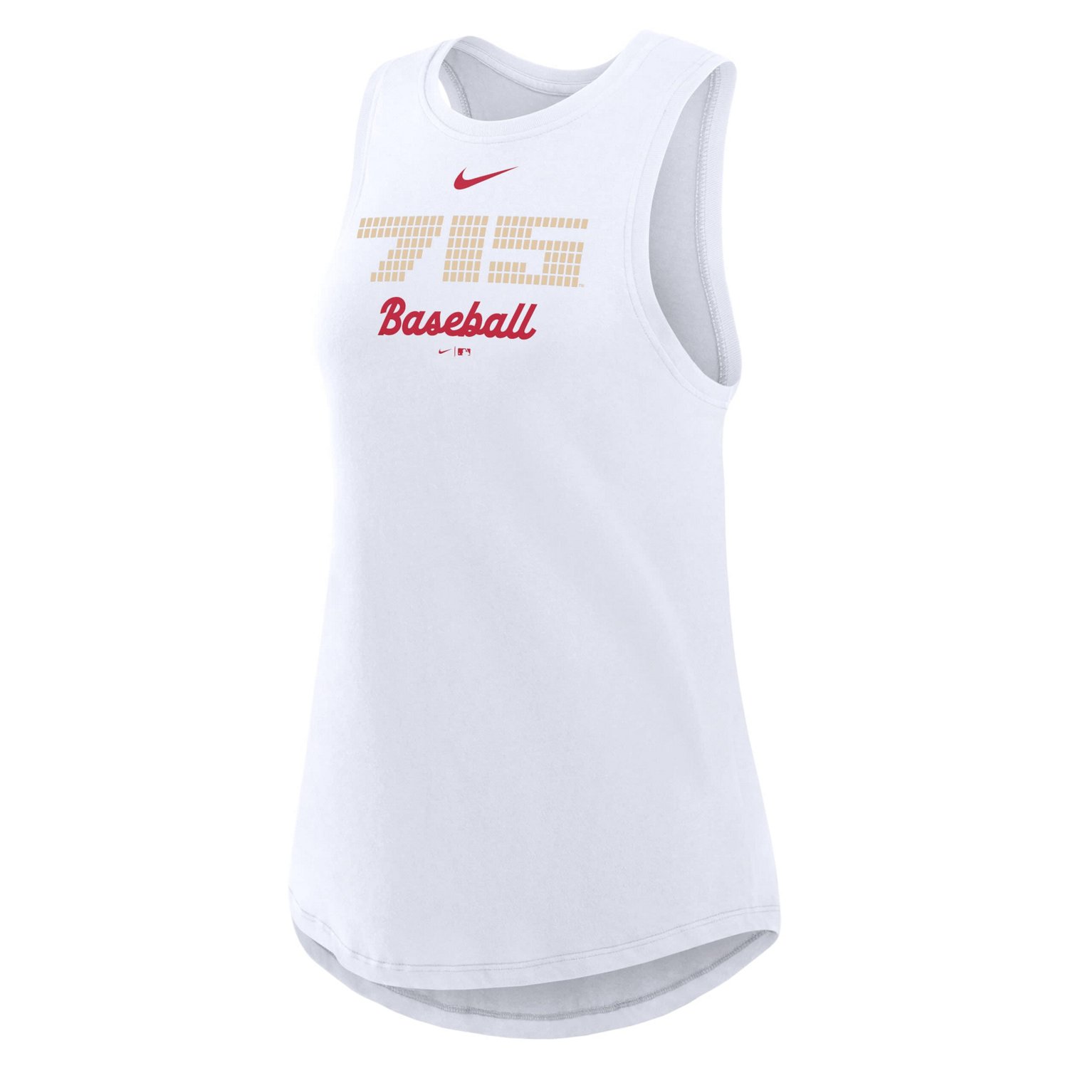 Nike Atlanta Braves City Connect Tricode High Neck Performance Tank Top - view number 2