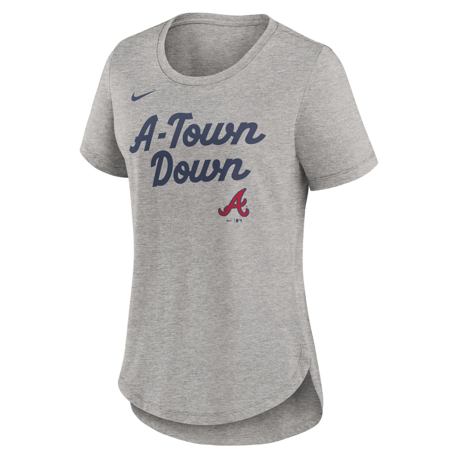 Nike Atlanta Braves Script Tri-Blend T-Shirt                                                                                     - view number 2