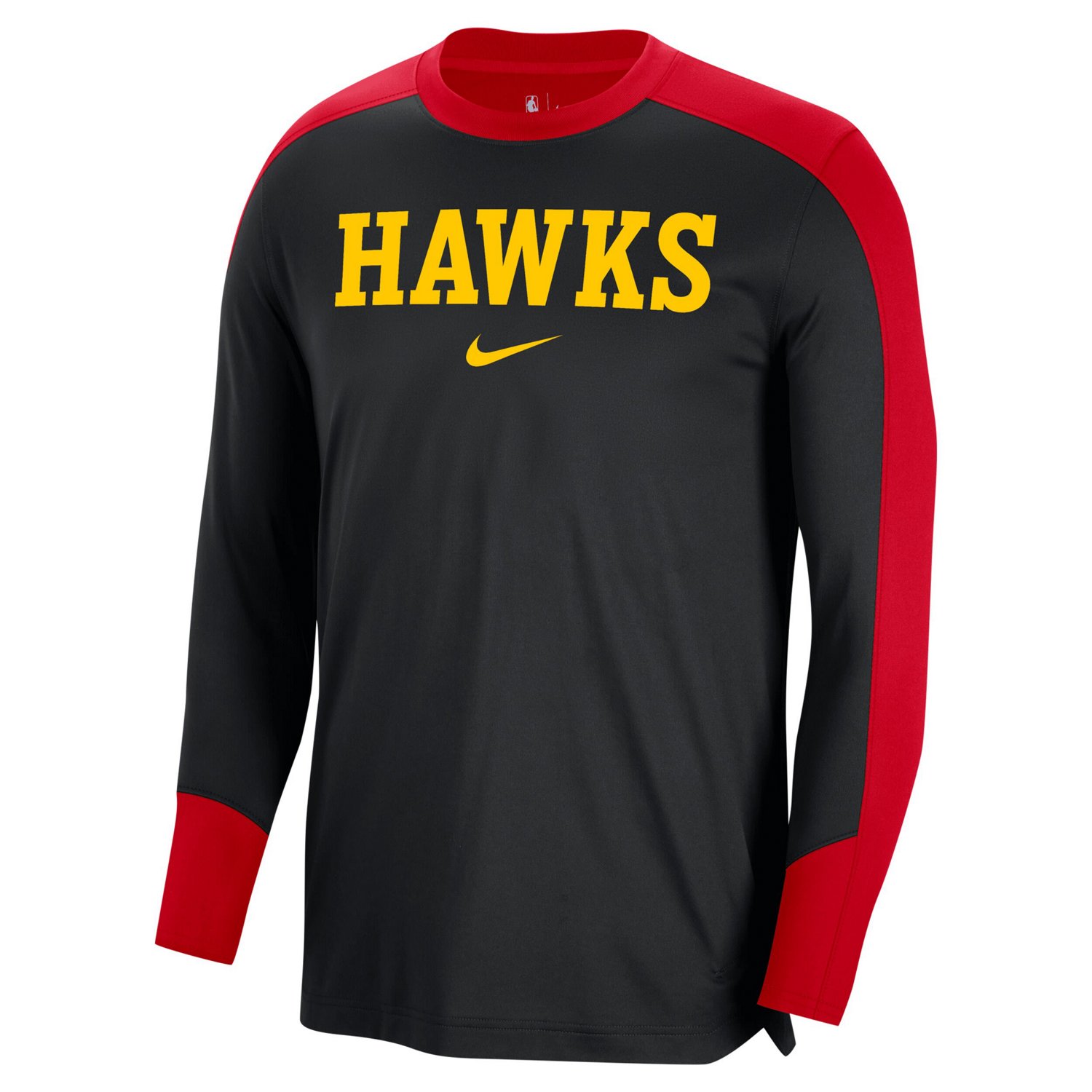 Nike Atlanta Hawks 2024 25 Authentic Pre-Game Legend Long Sleeve Shooting Shirt                                                  - view number 2