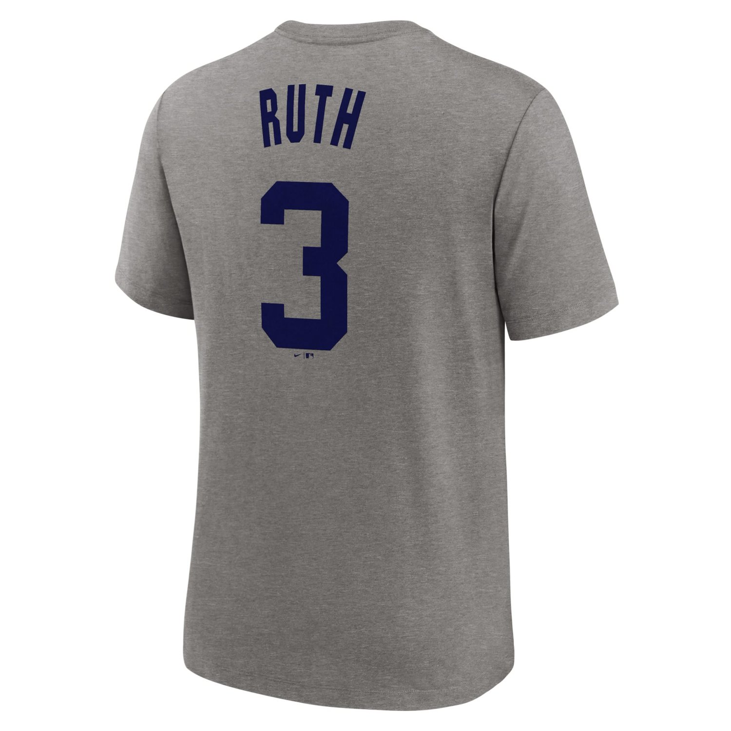 Nike Babe Ruth New York Yankees Cooperstown Collection Tri-Blend Name  Number T-Shirt