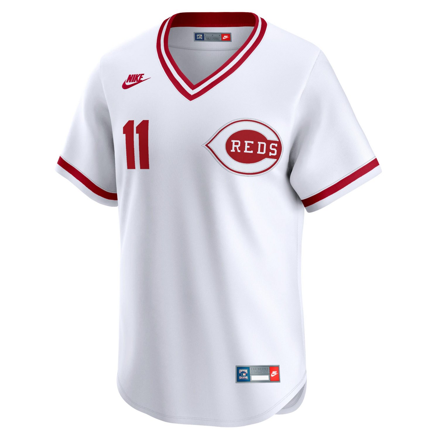 Nike Barry Larkin Cincinnati Reds Throwback Cooperstown Limited Jersey                                                           - view number 2