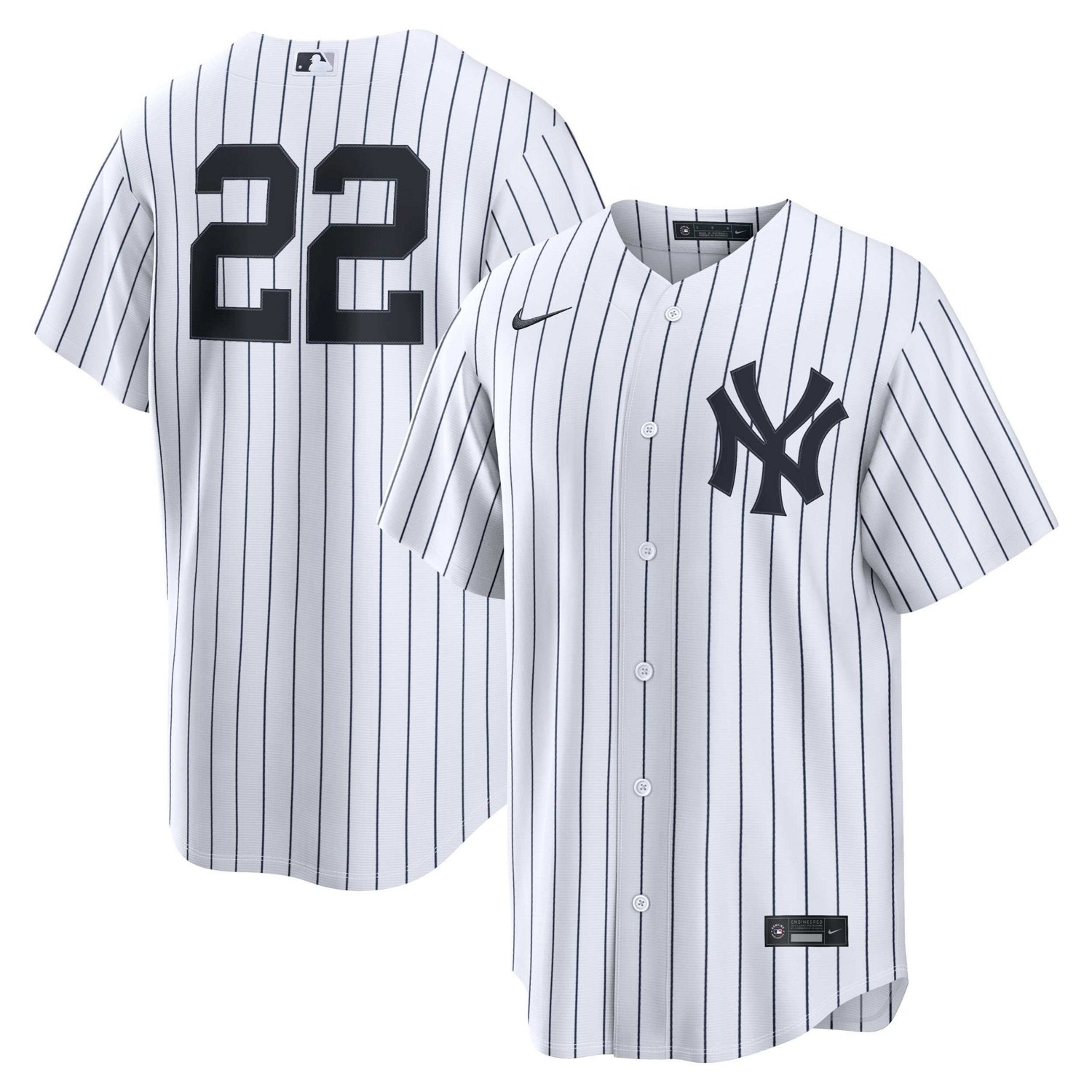 Nike Ben Rice New York Yankees Home Replica Jersey