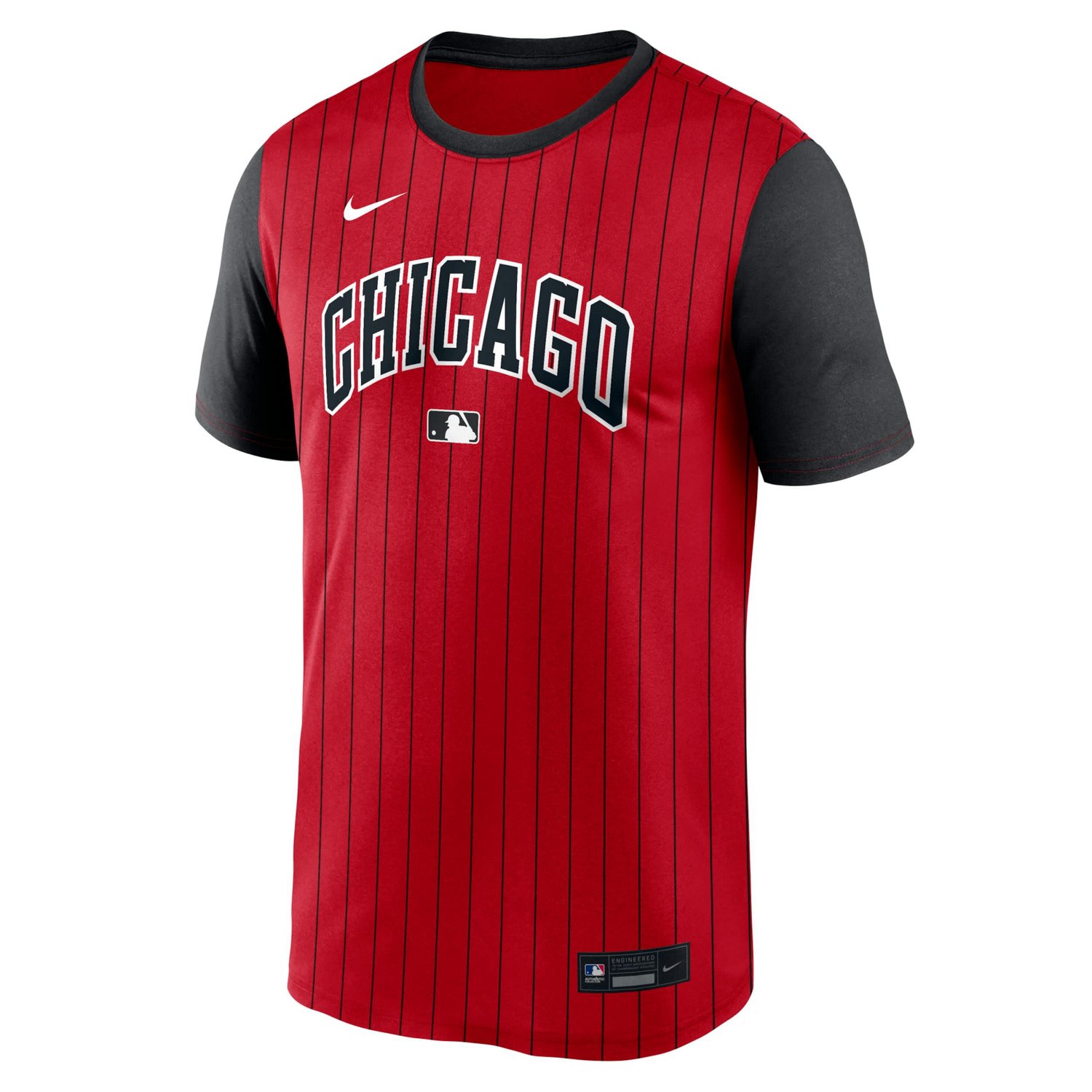 Nike Black Chicago White Sox 2025 City Connect Authentic Collection Velocity Performance T-Shirt