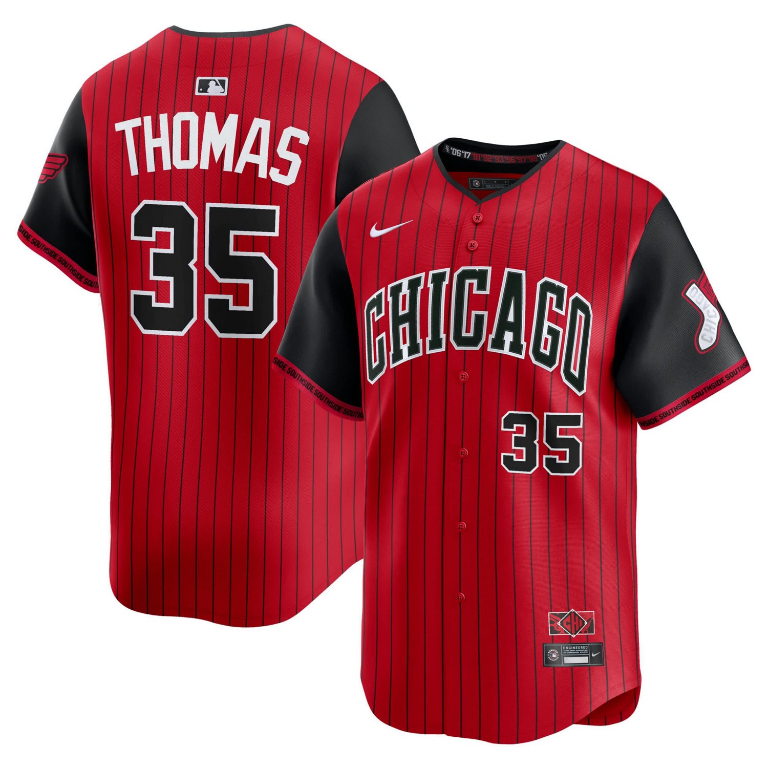 Nike Black Chicago White Sox 2025 City Connect Limited Retired Player Jersey