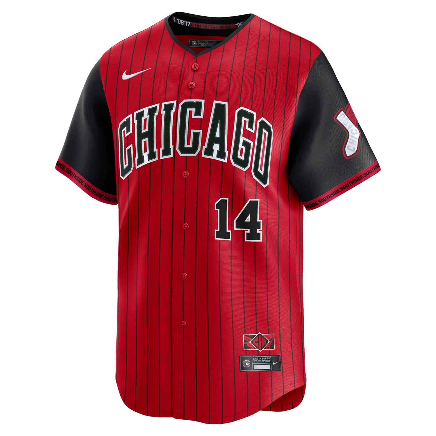 Nike Black Chicago White Sox 2025 City Connect Limited Retired Player Jersey - view number 2