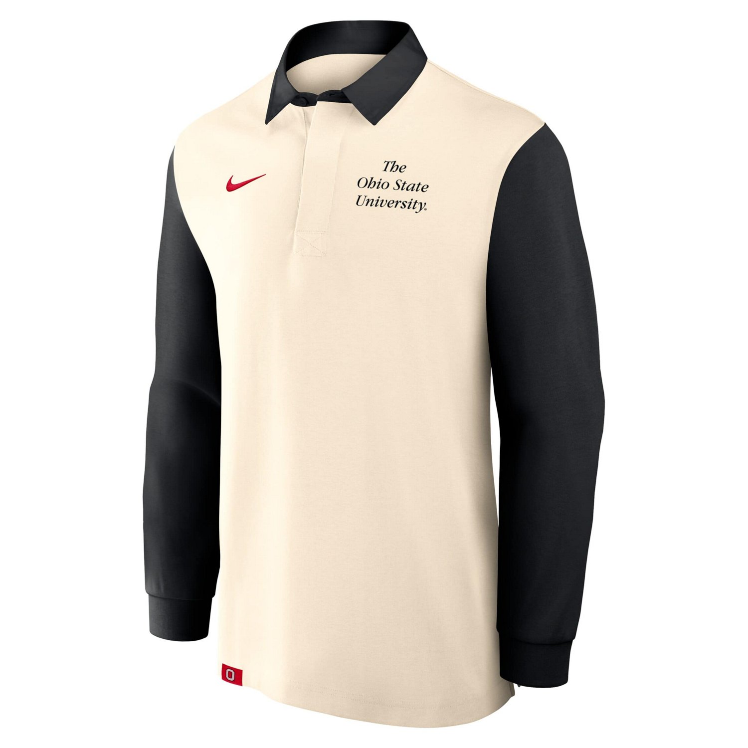 Nike Black Ohio State Buckeyes Rugby Long Sleeve Shirt - view number 2