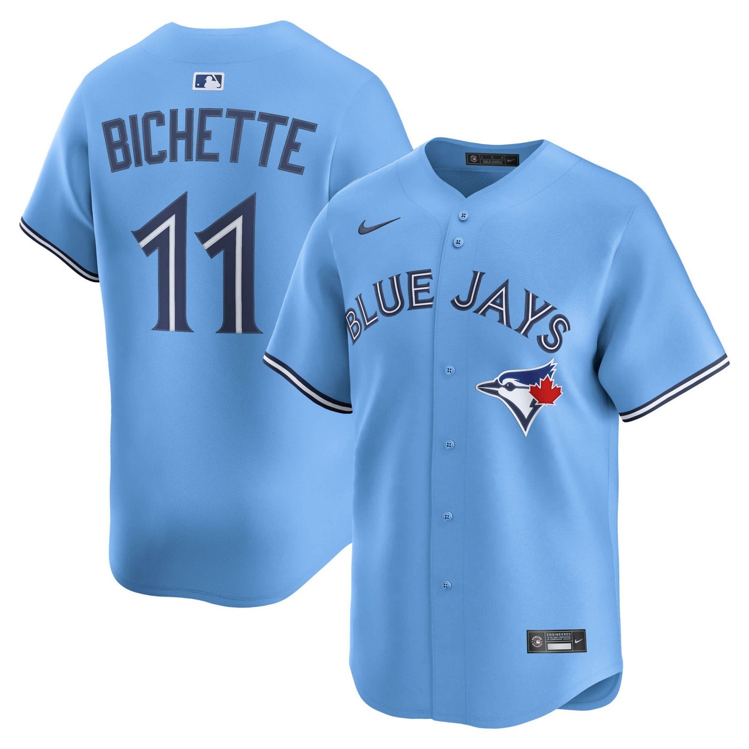 Nike Bo Bichette Powder Toronto Jays Alternate 2 Limited Jersey - view number 1