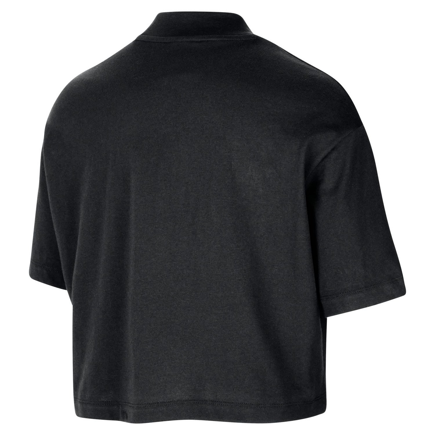 Nike Boston Celtics Courtside Mock Neck Loose Fit Cropped T-Shirt - view number 3