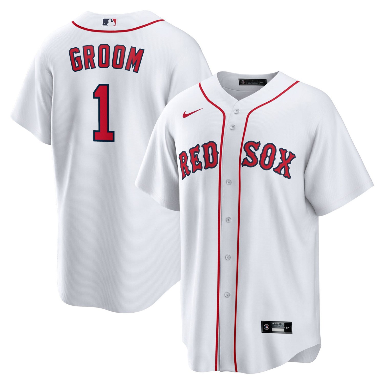 Nike Boston Red Sox 1 Groom Home Replica Jersey - view number 1