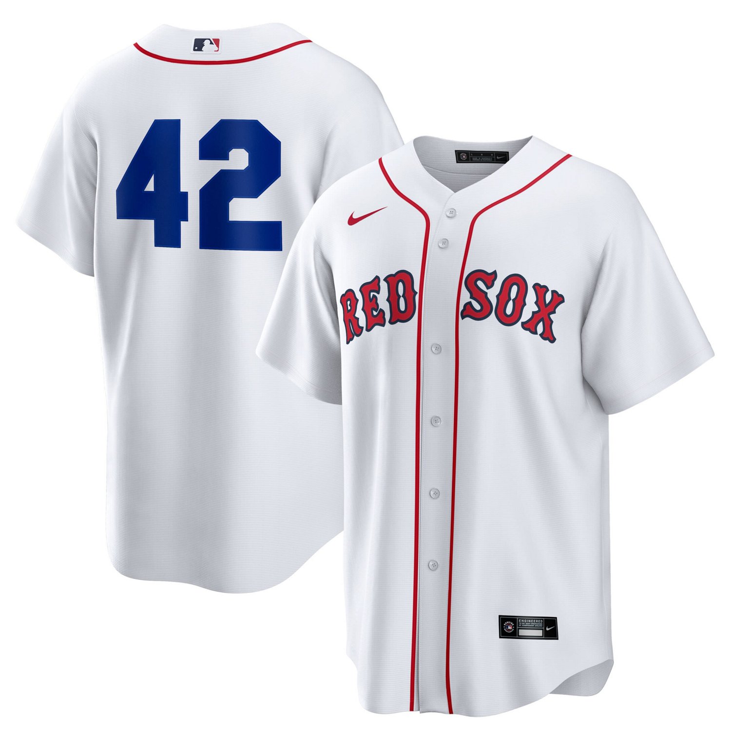 Nike Boston Red Sox Home 2025 Jackie Robinson Day Replica Jersey                                                                 - view number 1