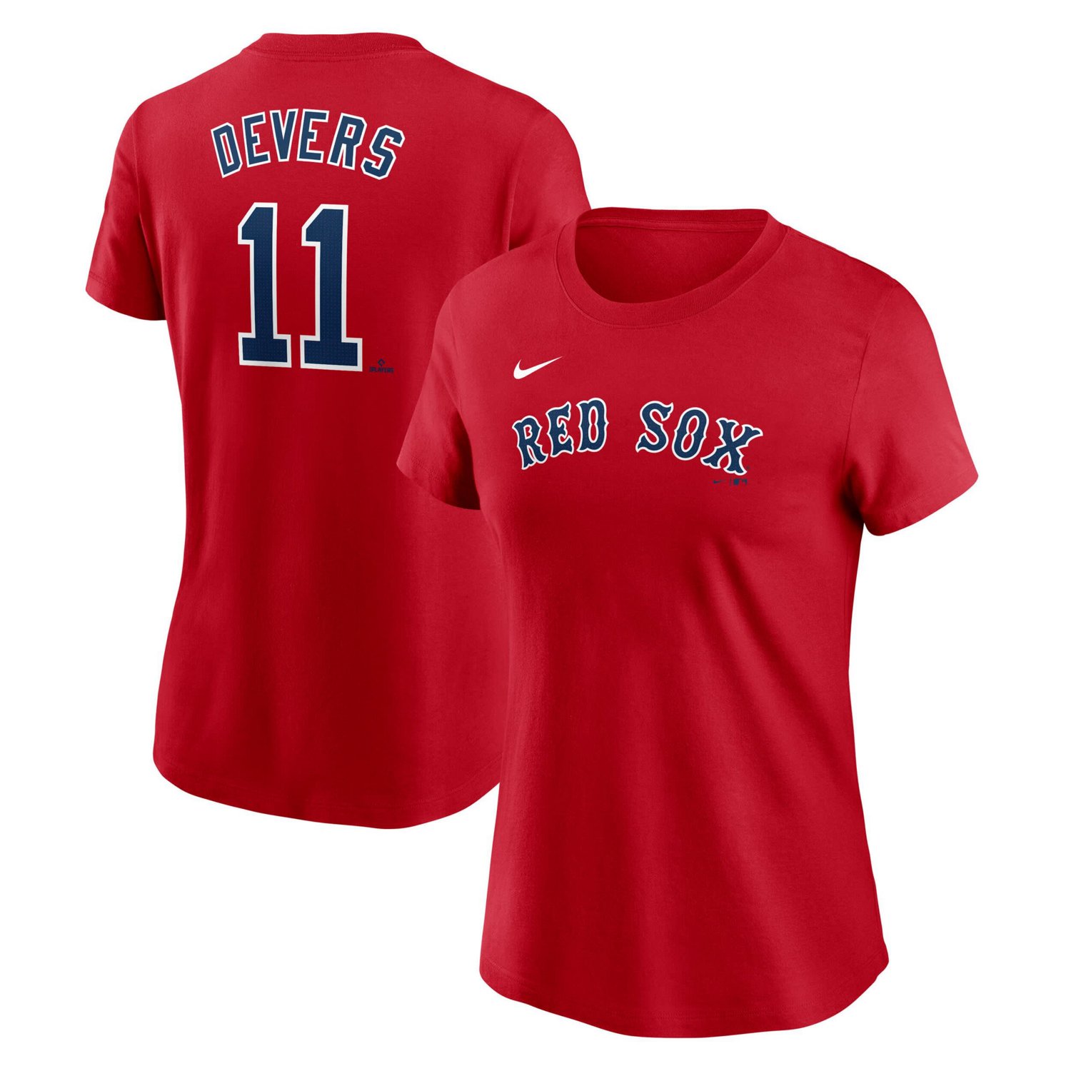 Nike Boston Sox Fuse Name  Number T-Shirt
