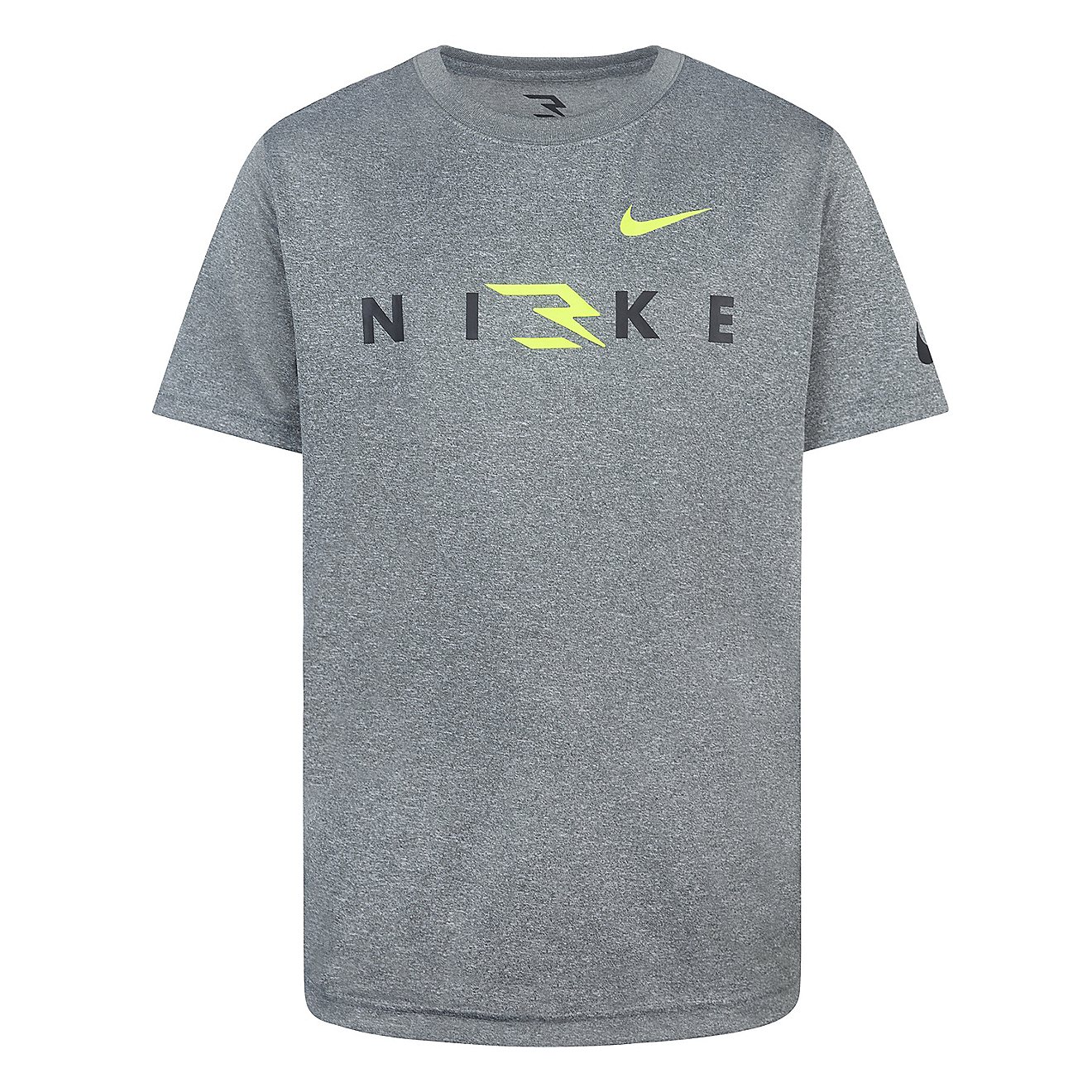 Nike Boys' 3BRAND by Russell Wilson Dual Logo T-shirt                                                                            - view number 1