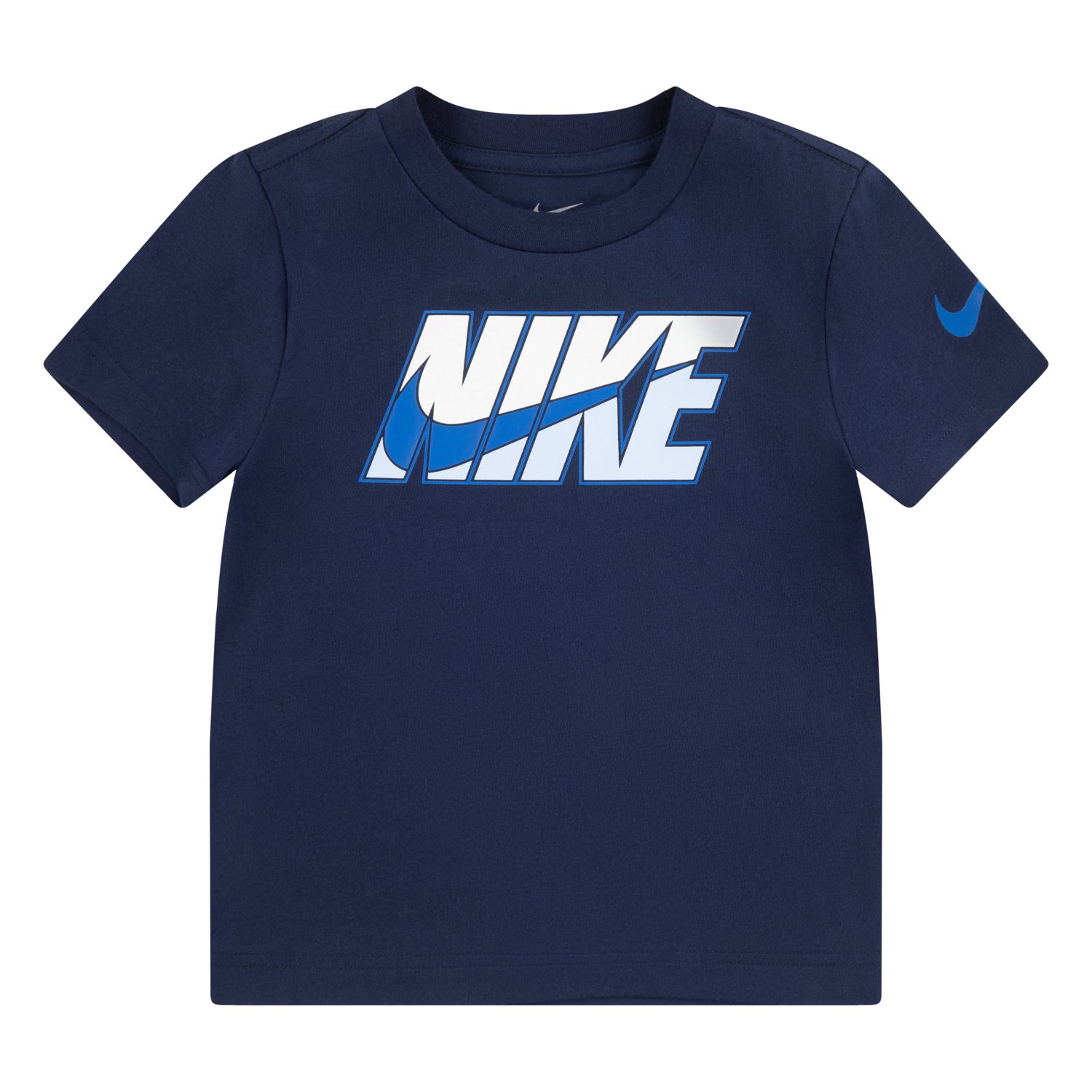 Nike Boys' 4-7  Metallic Block T-shirt