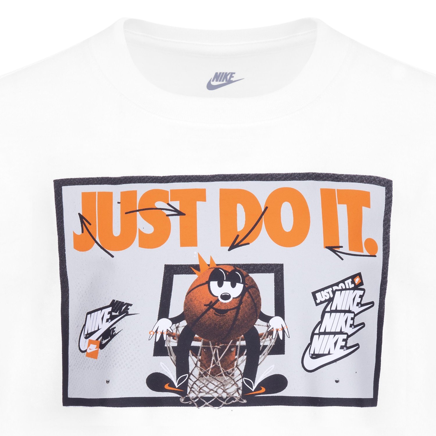 Nike Boys' 4-7 Basketball Just Do It Short Sleeve T-shirt