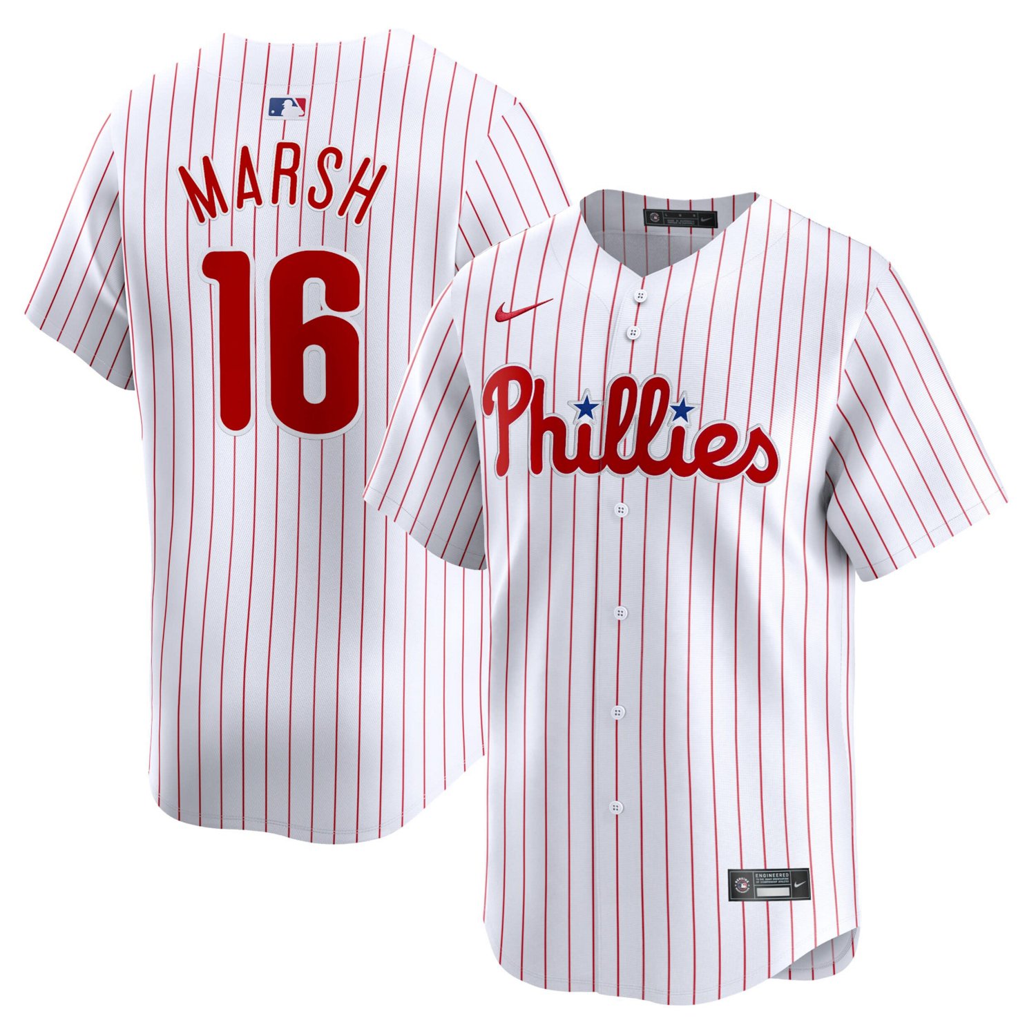 Nike Brandon Marsh Philadelphia Phillies Home Limited Player Jersey                                                              - view number 1
