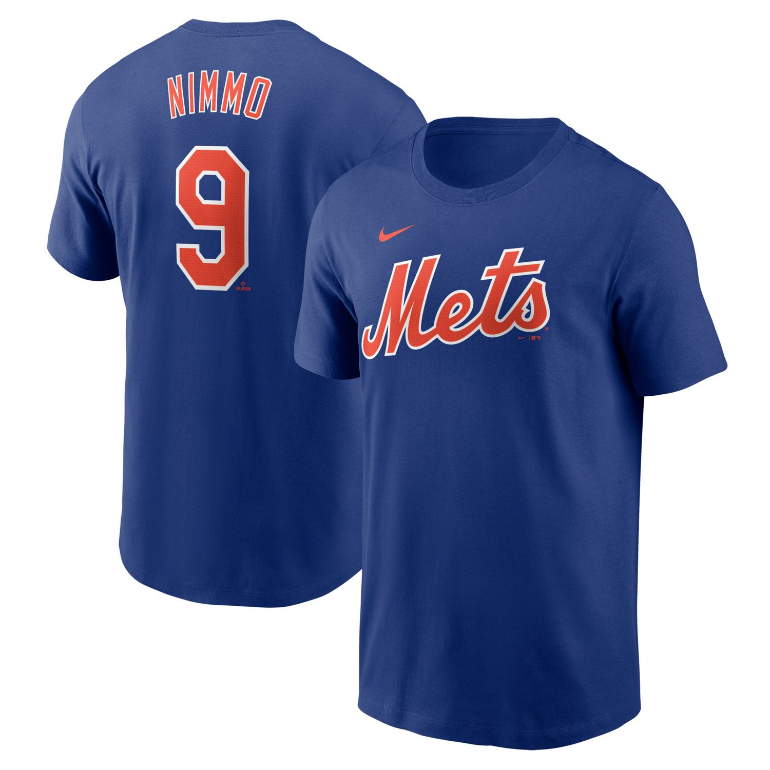 Nike Brandon Nimmo New York Mets Fuse Name  Number T-Shirt