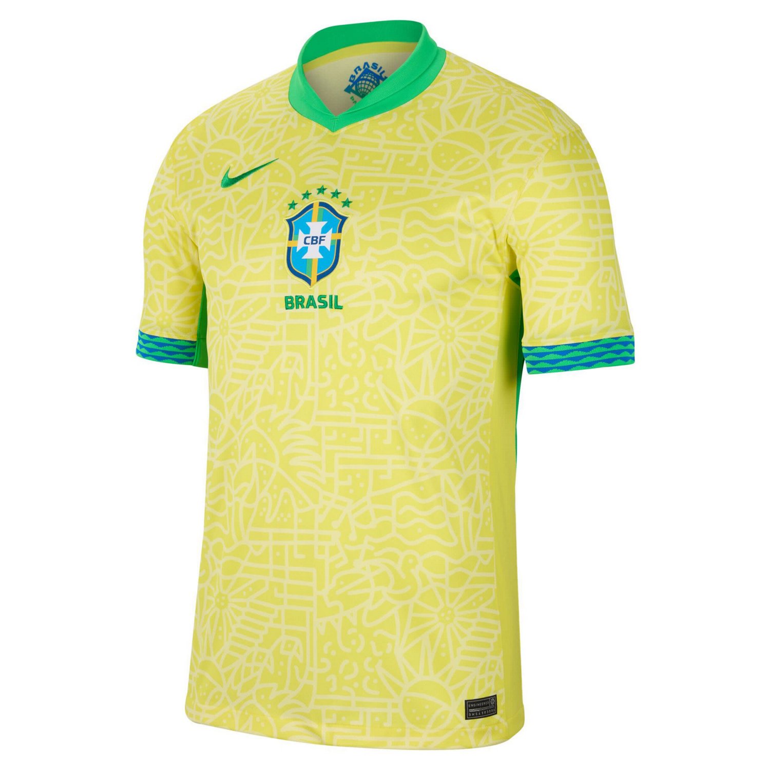 Nike Brazil National Team 2024 Home Stadium Replica Jersey - view number 2
