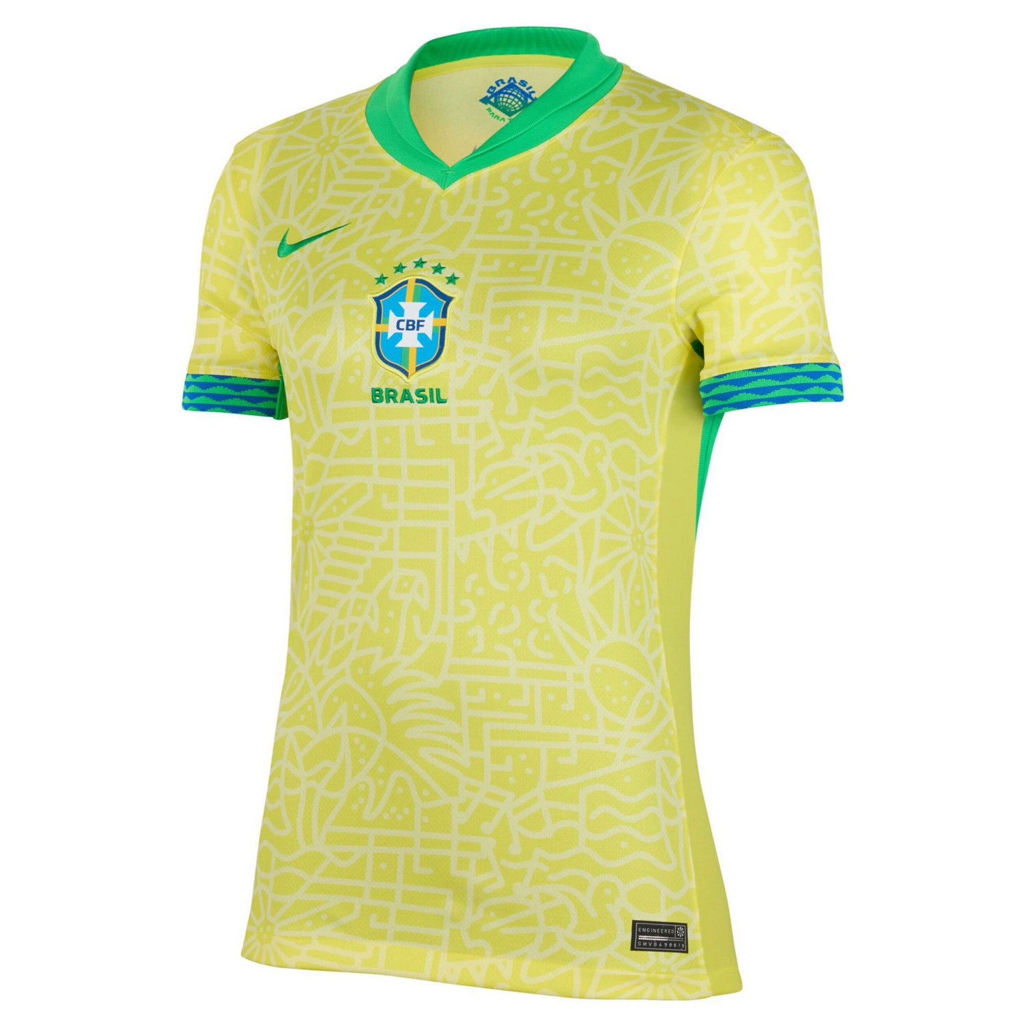 Nike Brazil National Team 2024 Home Stadium Replica Jersey - view number 2