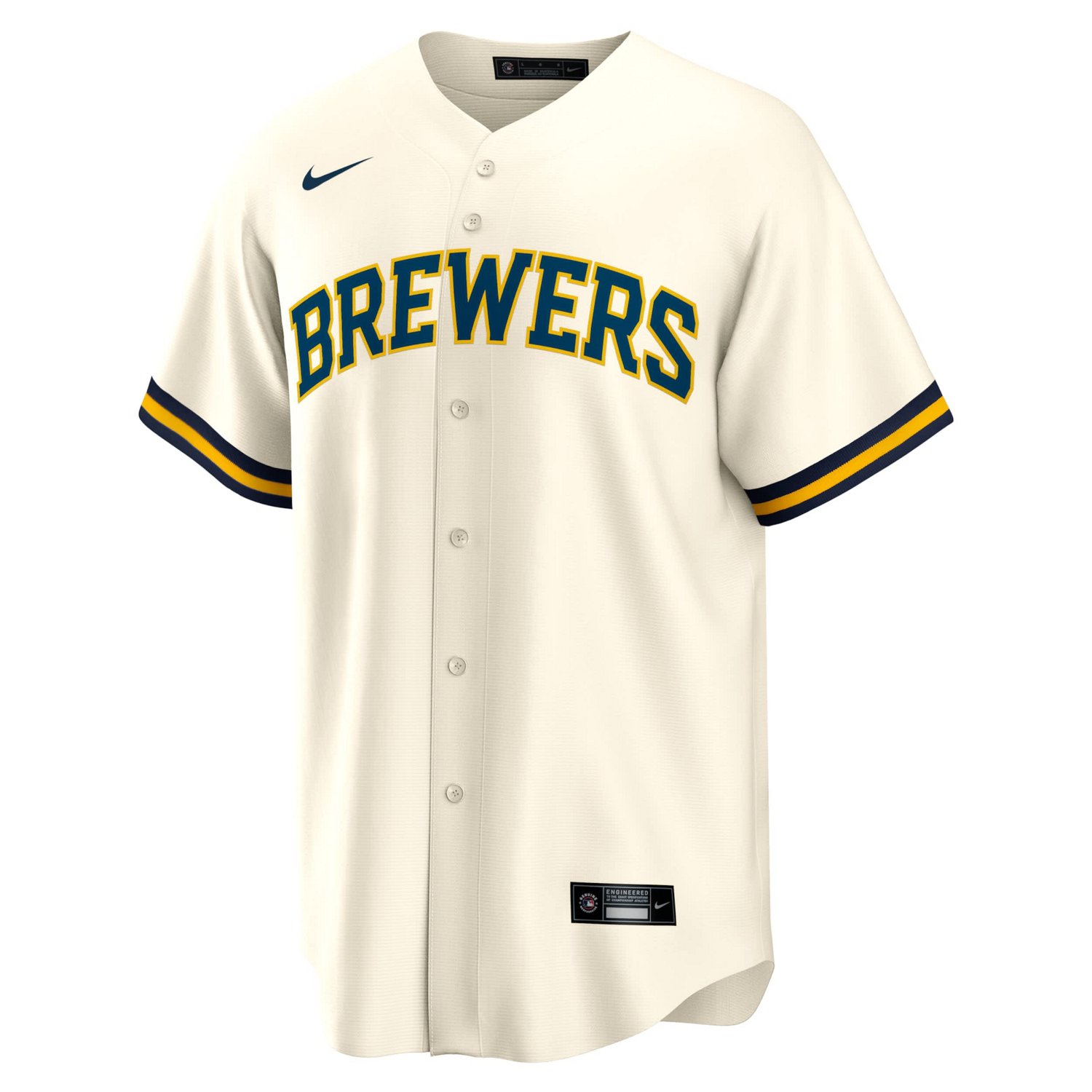 Nike Brice Turang Milwaukee Brewers Home Replica Jersey - view number 2