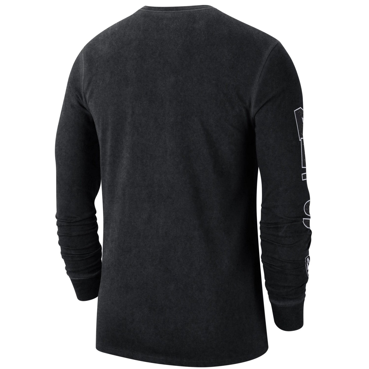 Nike Brooklyn Nets Courtside Retro Elevated Long Sleeve T-Shirt                                                                  - view number 3