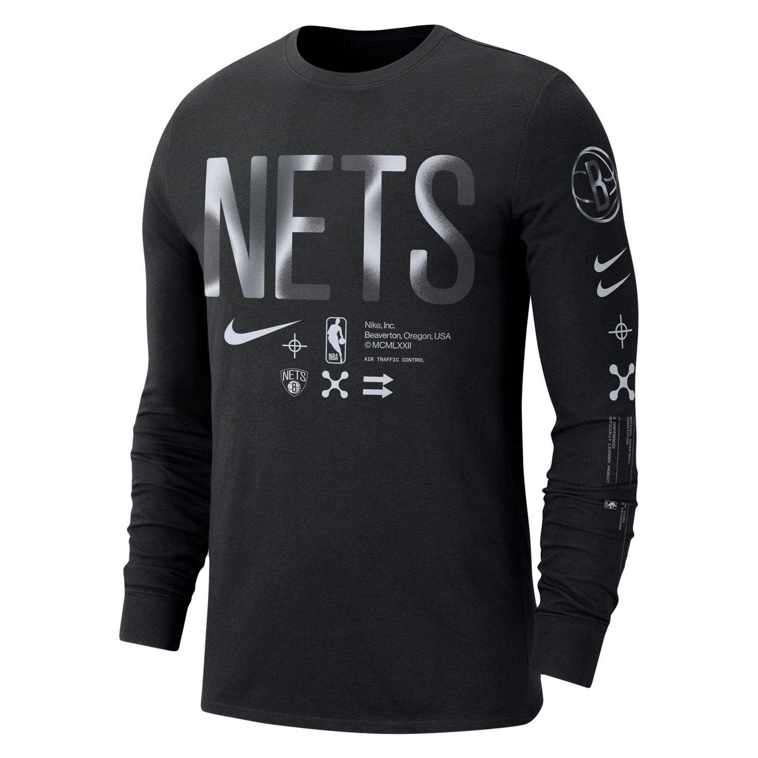 Nike Brooklyn Nets Essential Air Traffic Control Long Sleeve T-Shirt                                                             - view number 2