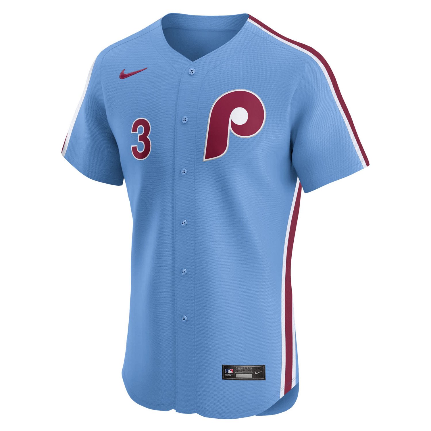 Nike Bryce Harper Light Philadelphia Phillies Alternate Elite Jersey - view number 2
