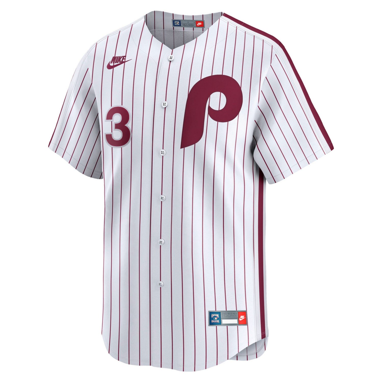 Nike Bryce Harper Philadelphia Phillies Cooperstown Collection Limited Jersey - view number 2