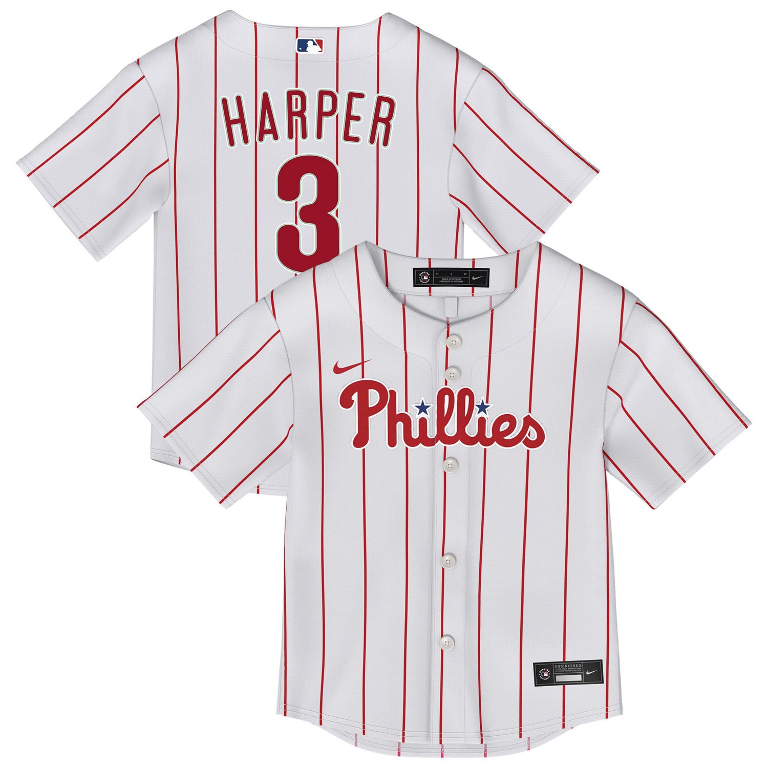 Nike Bryce Harper Philadelphia Phillies Replica 20 Player Jersey