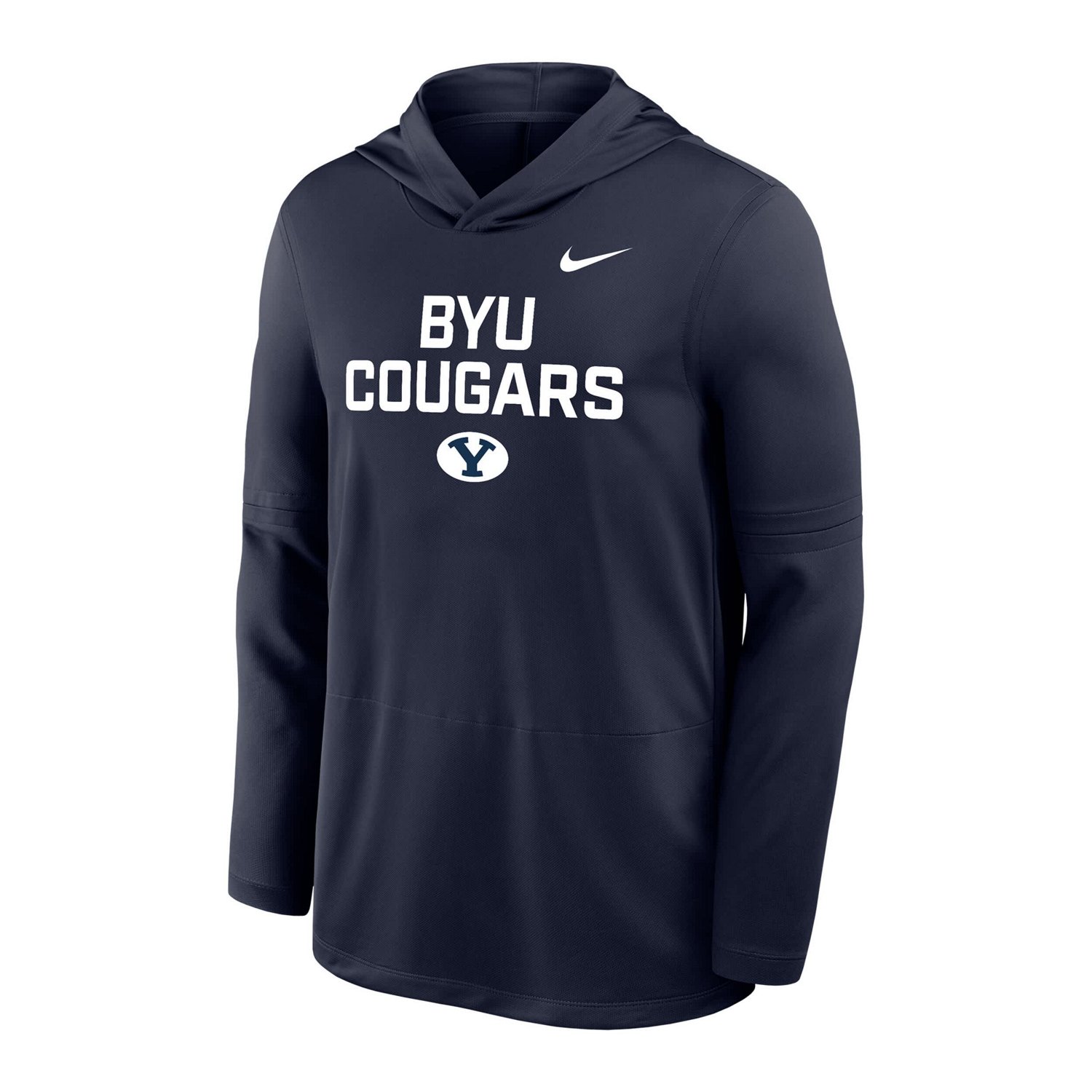 Nike BYU Cougars 2025 Sideline Dri-FIT Long Sleeve Hoodie T-Shirt - view number 2