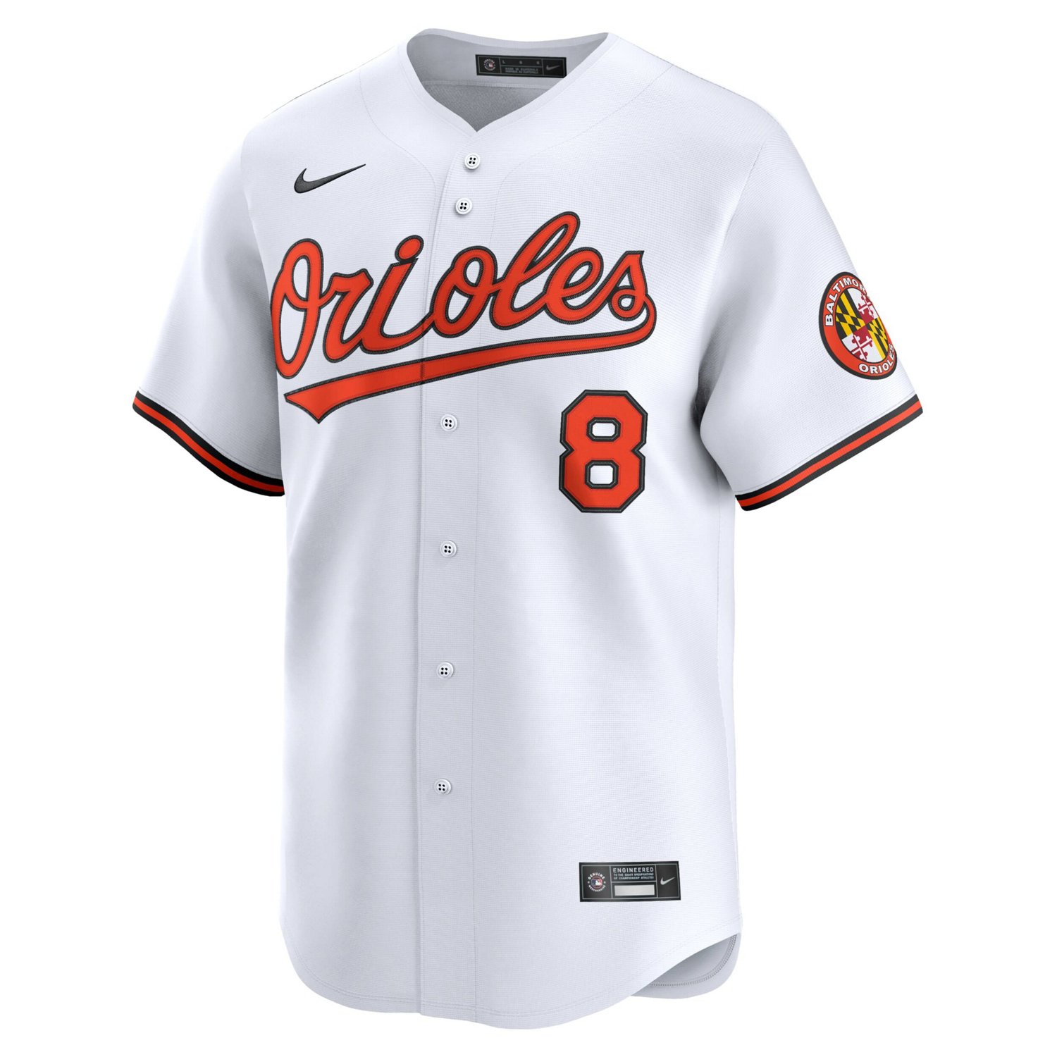 Nike Cal Ripken Jr Baltimore Orioles Home Limited Retired Player Jersey - view number 2