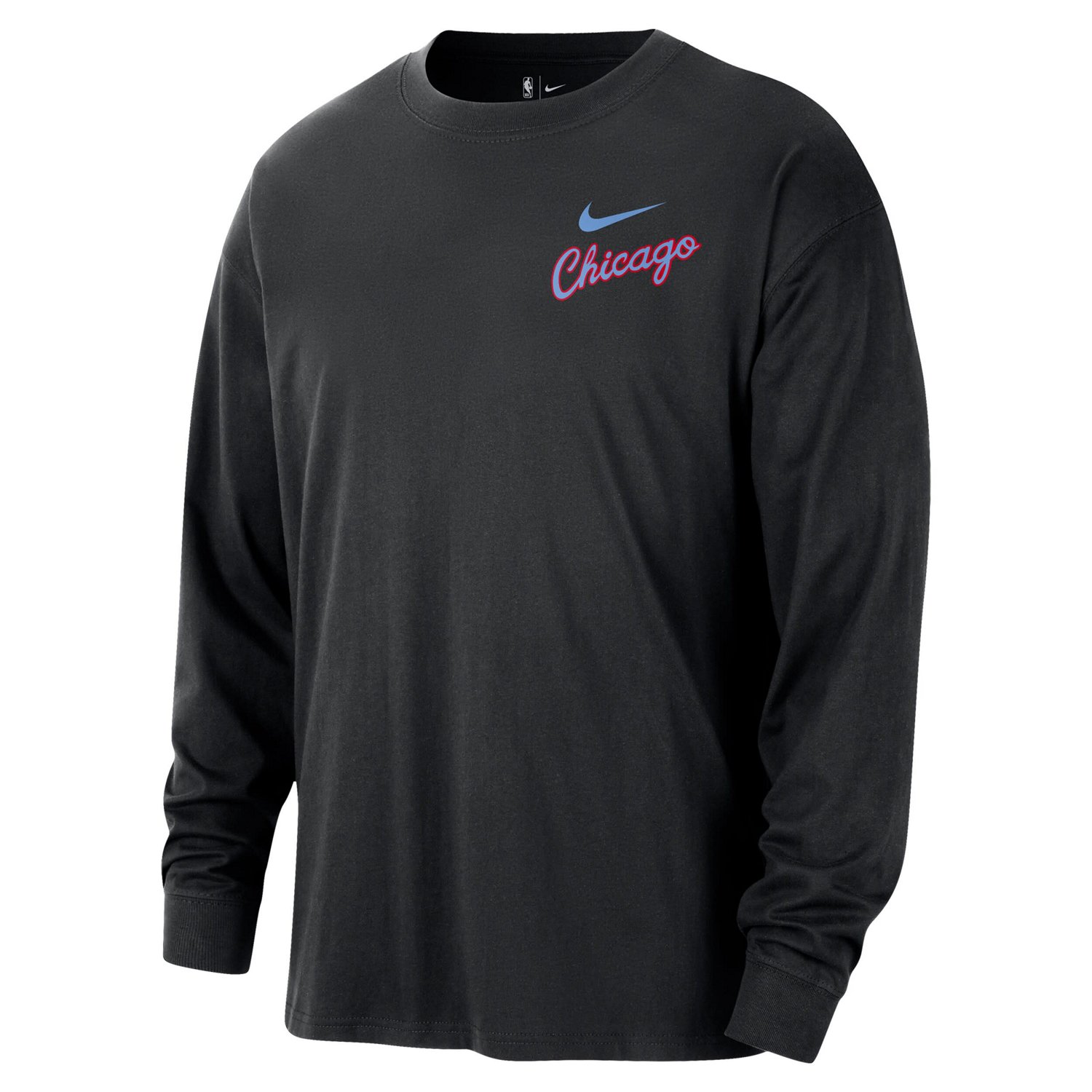 Nike Chicago Bulls 2025 26 City Edition Remix Essential Logo Long Sleeve T-Shirt - view number 2