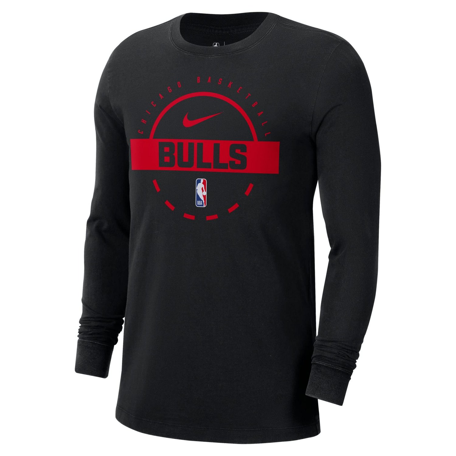 Nike Chicago Bulls Authentic Long Sleeve Practice T-Shirt - view number 2