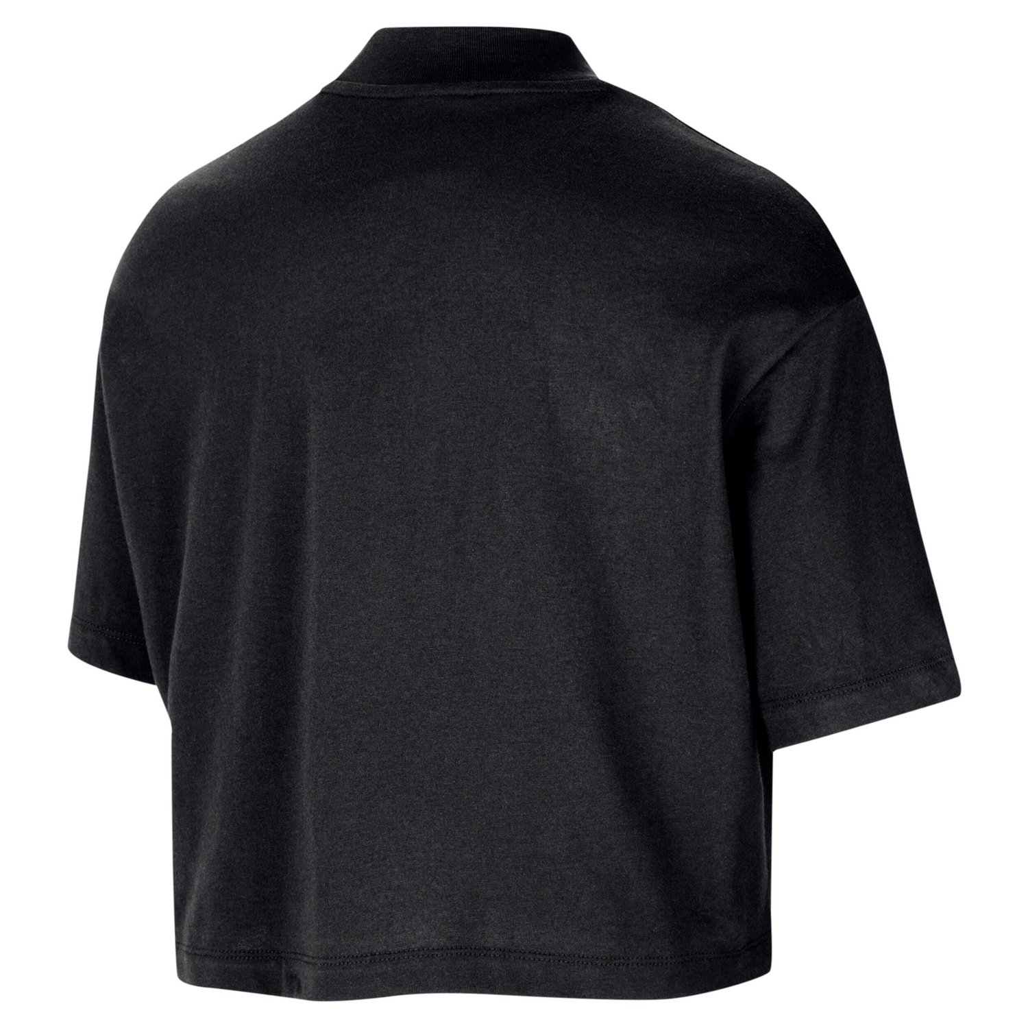 Nike Chicago Bulls Courtside Mock Neck Loose Fit Cropped T-Shirt - view number 3