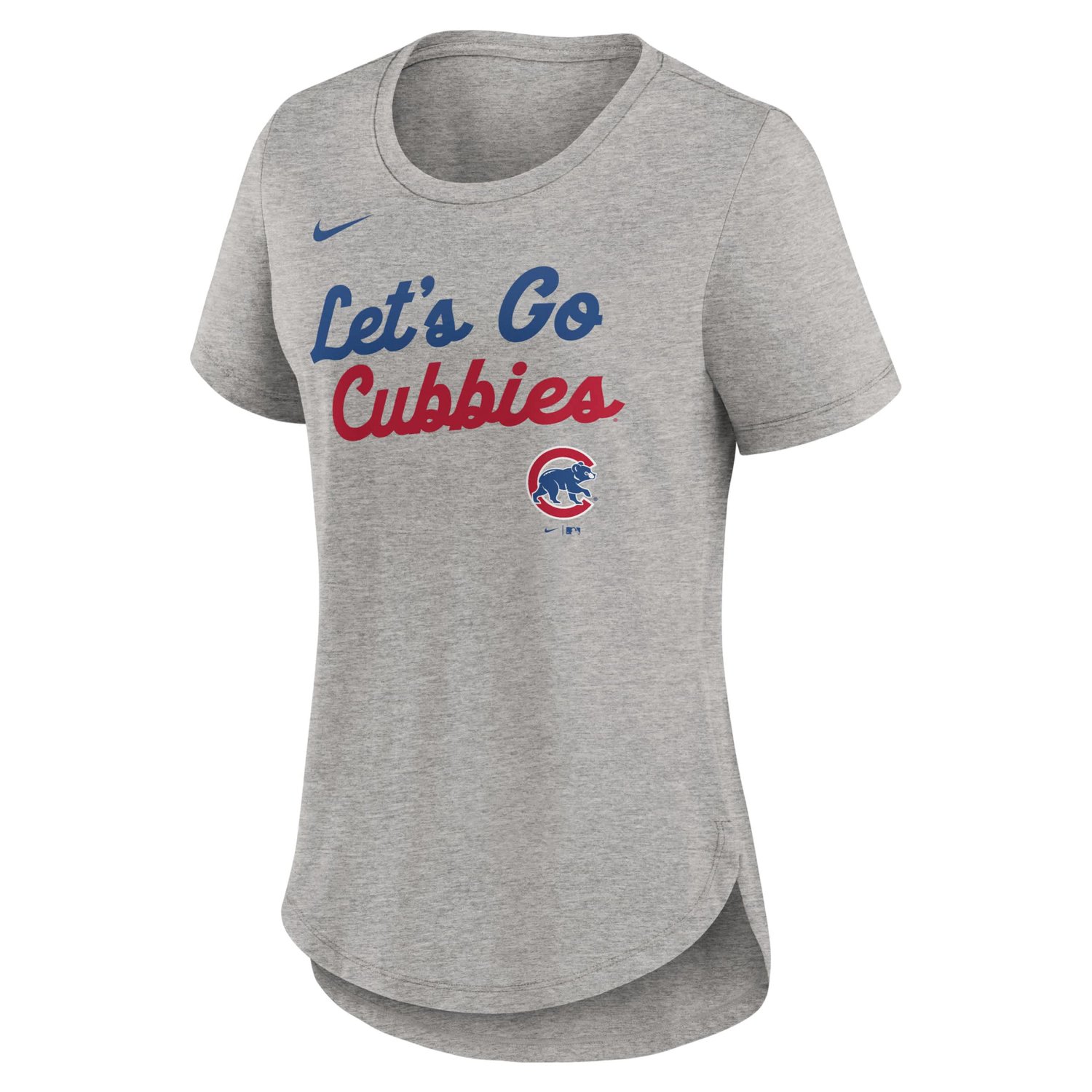 Nike Chicago Cubs Script Tri-Blend T-Shirt                                                                                       - view number 2