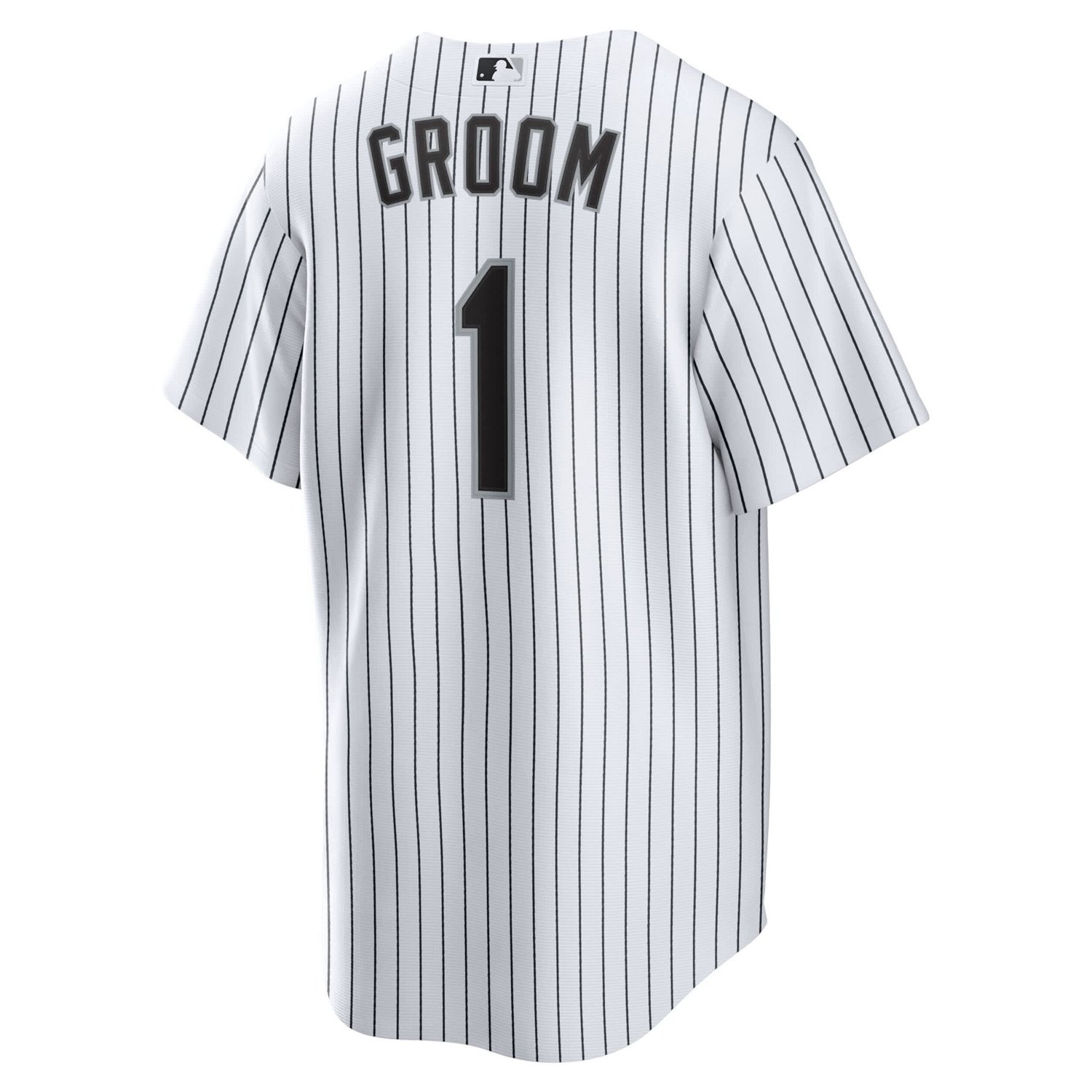 Nike Chicago Sox 1 Groom Home Replica Jersey - view number 3