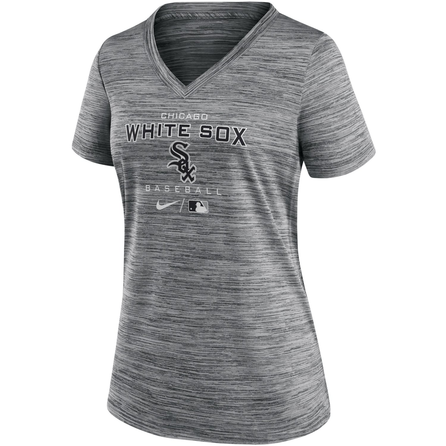 Nike Chicago Sox Authentic Collection Velocity Performance V-Neck T-Shirt                                                        - view number 2