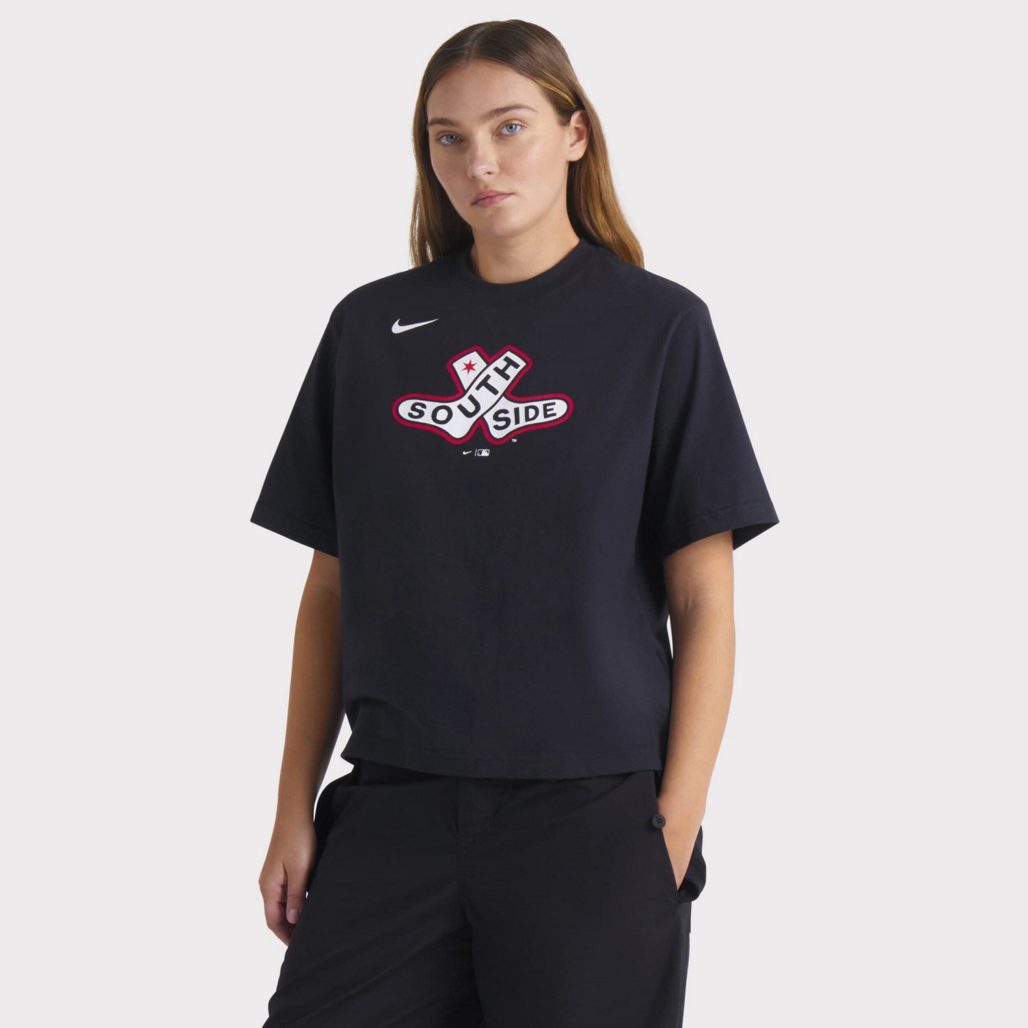 Nike Chicago White Sox 2025 City Connect Logo Boxy T-Shirt - view number 4