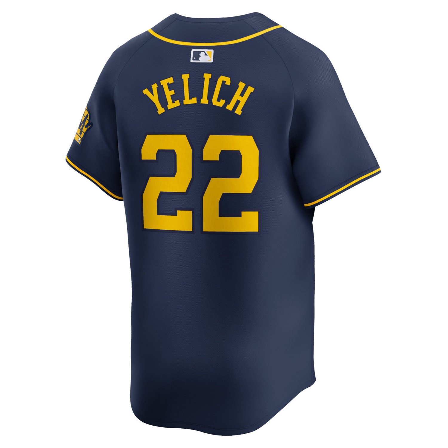 Nike Christian Yelich Milwaukee Brewers Alternate Limited Player Jersey - view number 3