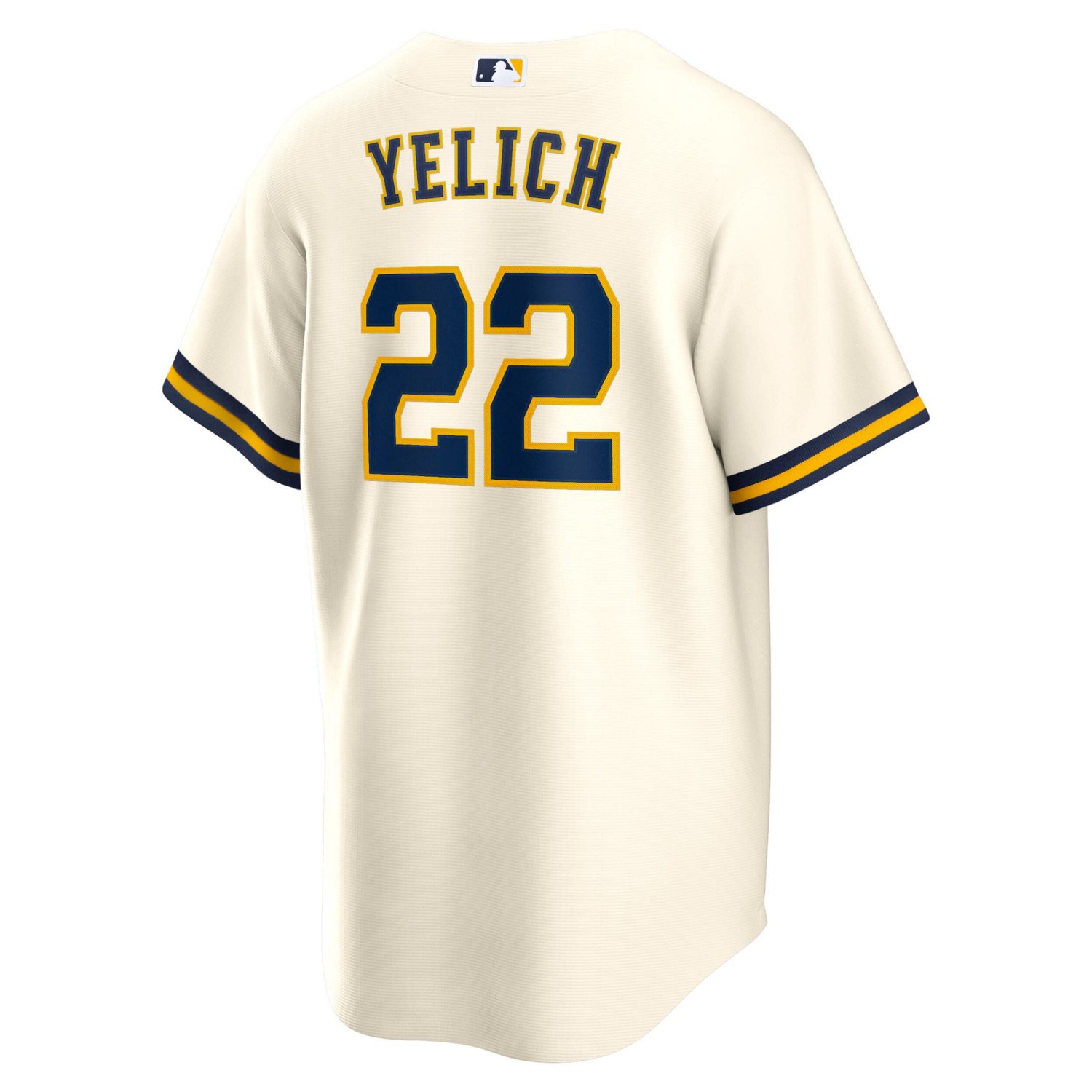 Nike Christian Yelich Milwaukee Brewers Alternate Replica Player Jersey - view number 3