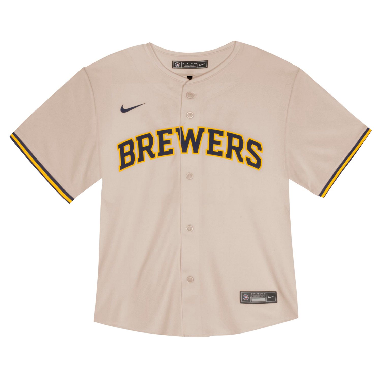 Nike Christian Yelich Milwaukee Brewers Home Game Jersey - view number 2