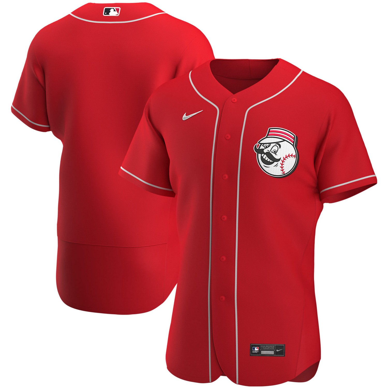 Nike Cincinnati Reds Alternate Authentic Team Logo Jersey Academy