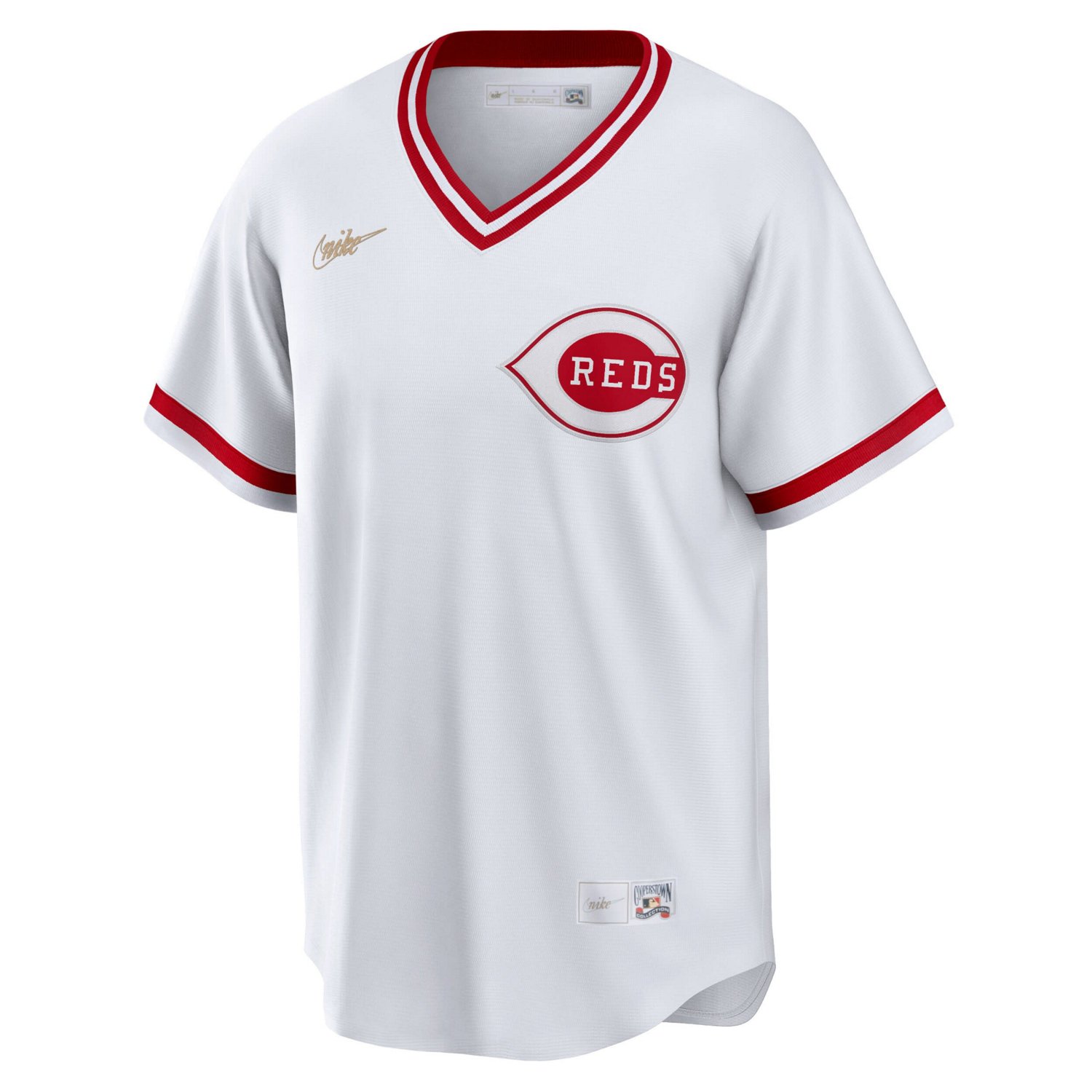 Nike Cincinnati Reds Home Cooperstown Collection Team Jersey                                                                     - view number 2