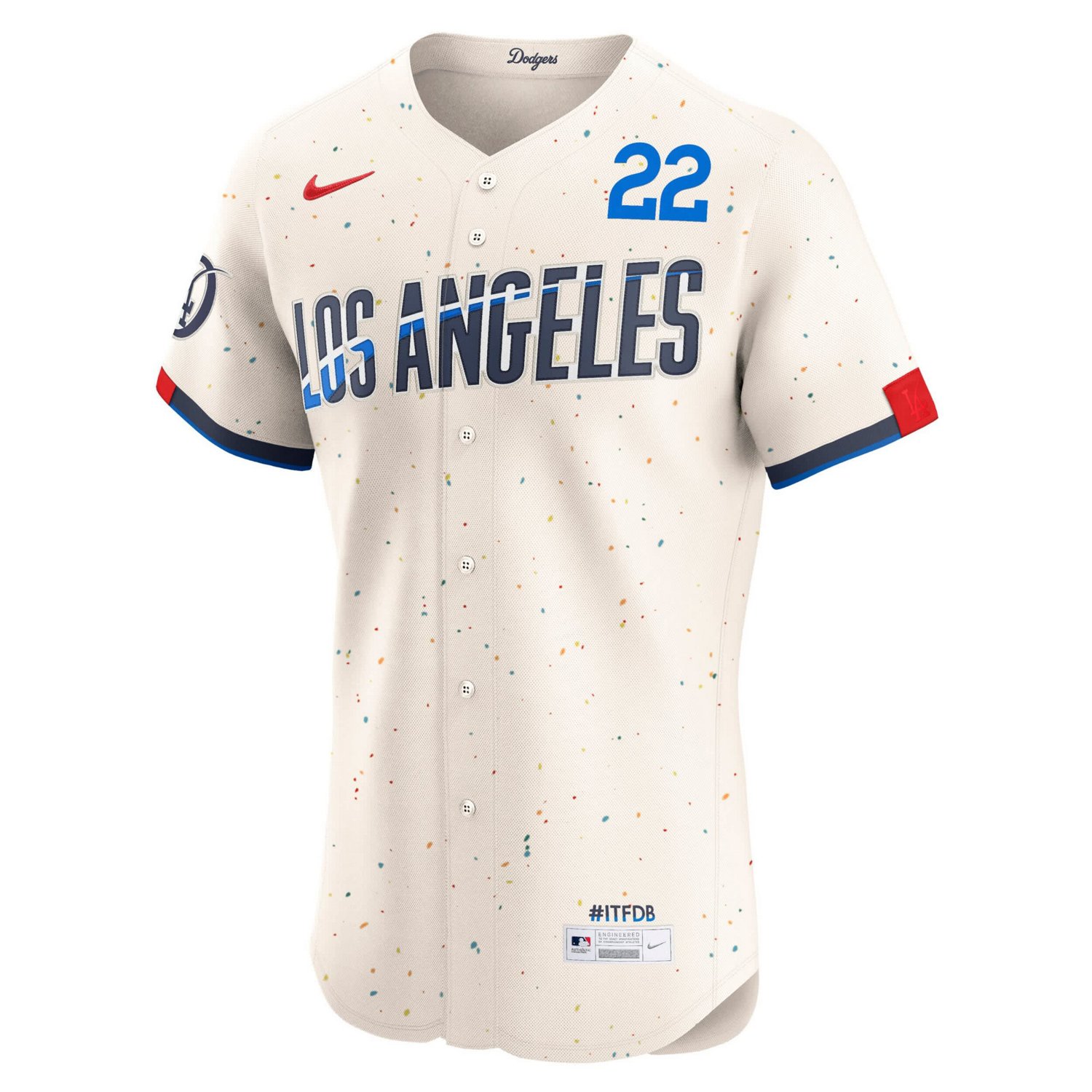 Nike Clayton Kershaw Los Angeles Dodgers City Connect Elite Jersey - view number 2