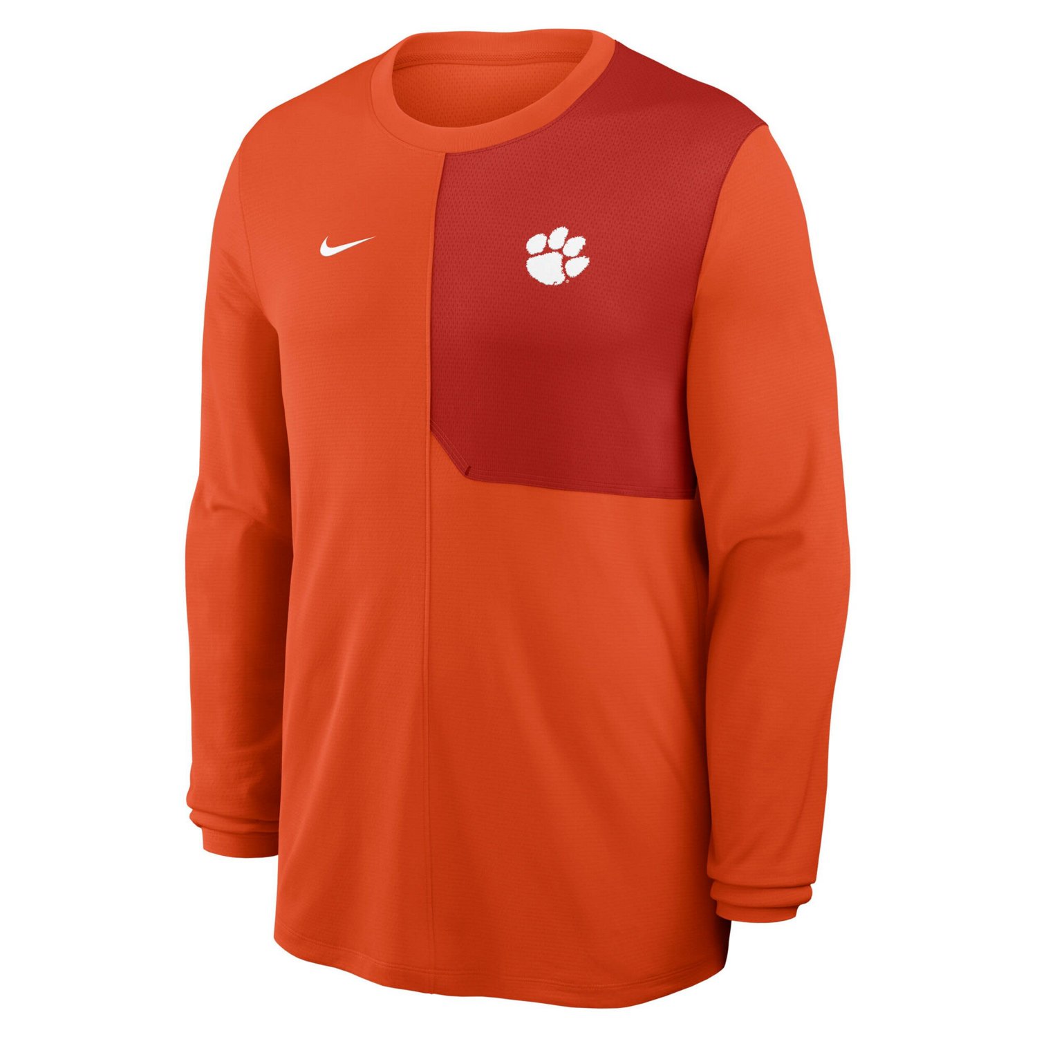 Nike Clemson Tigers 2025 Sideline Coach UV Dri-FIT Long Sleeve Shirt - view number 2