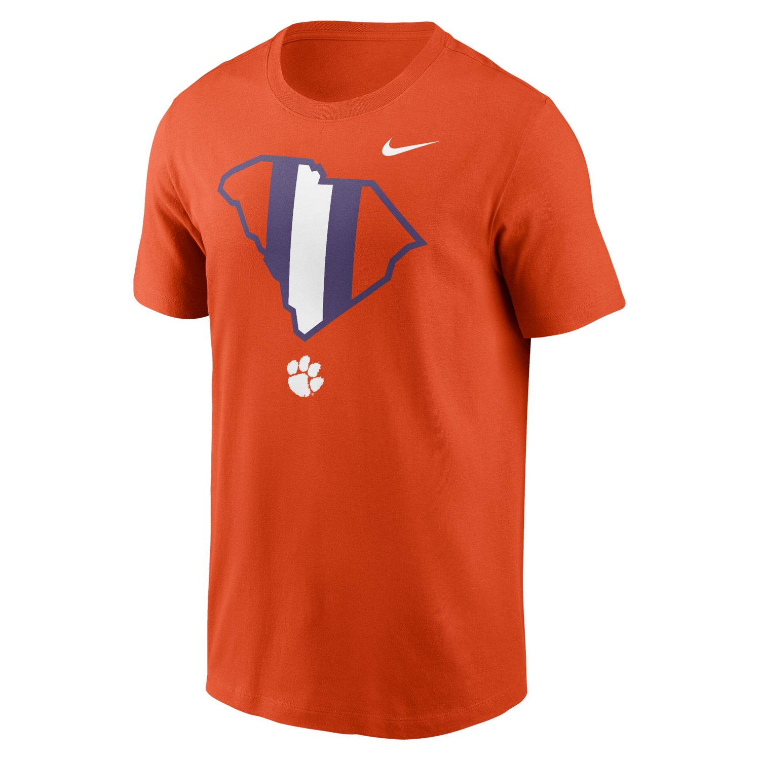 Nike Clemson Tigers Campus State Shape T-Shirt                                                                                   - view number 2