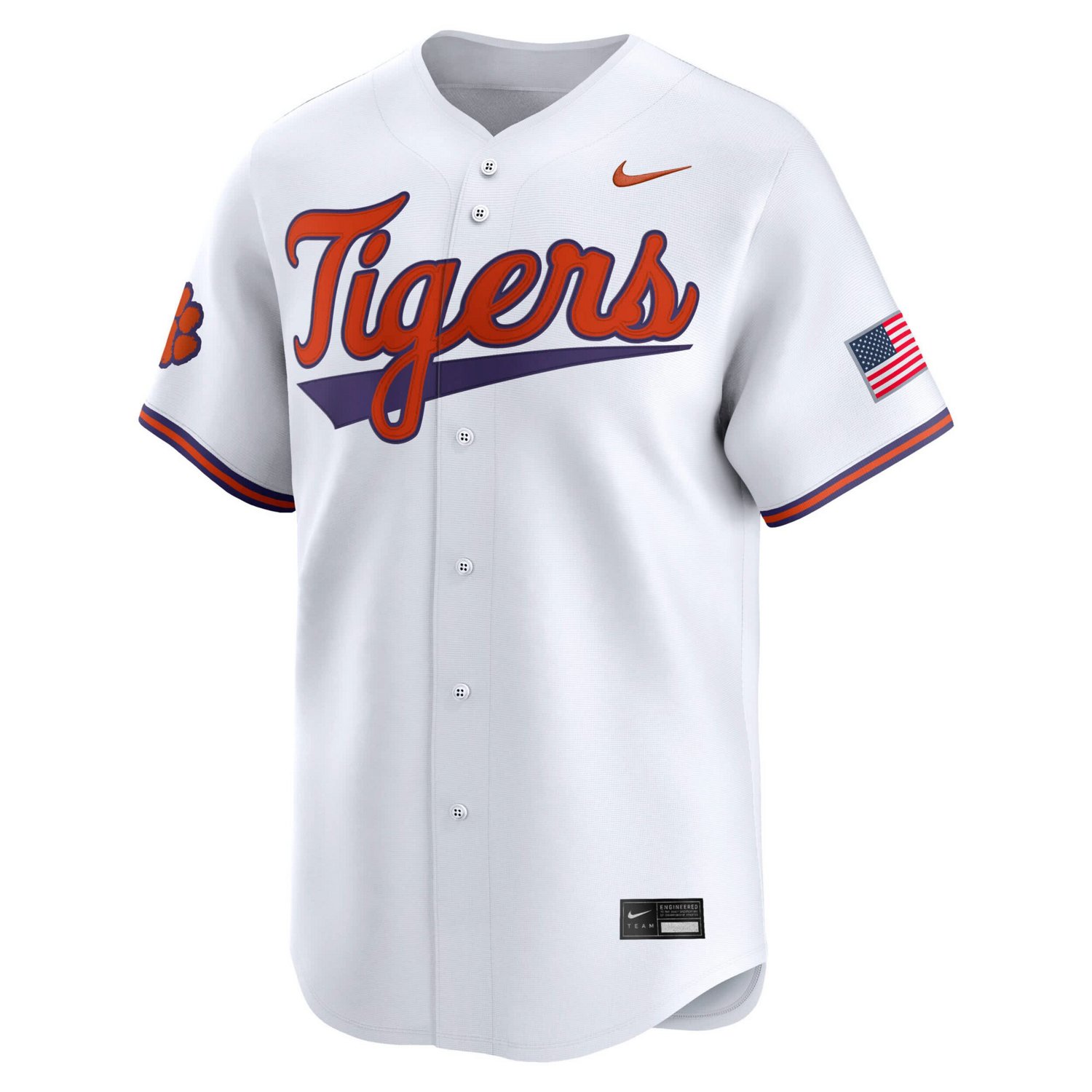 Nike Clemson Tigers College Limited Baseball Jersey - view number 2